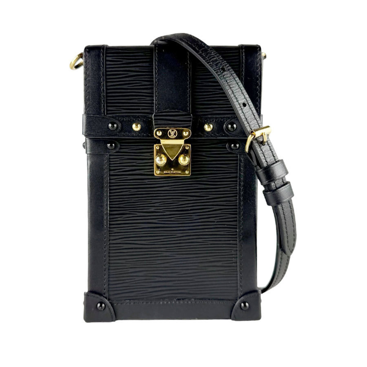 Louis Vuitton Noir Epi Leather Pochette Shoulder Bag (Pre-Owned)