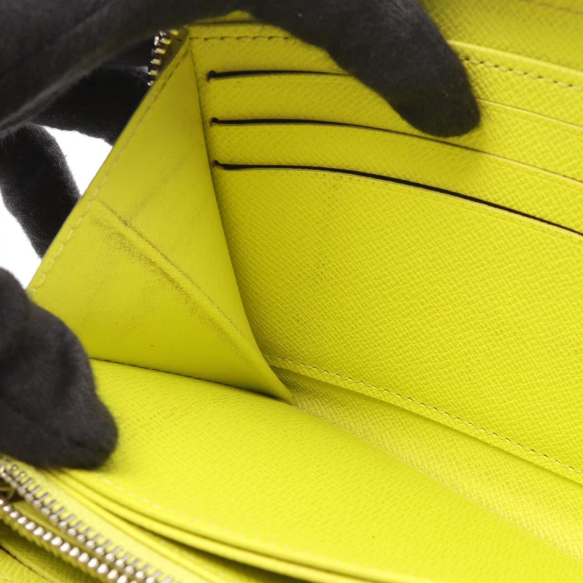 Louis Vuitton Yellow Epi Leather Long Wallet (Bi-Fold) (Pre-Owned)