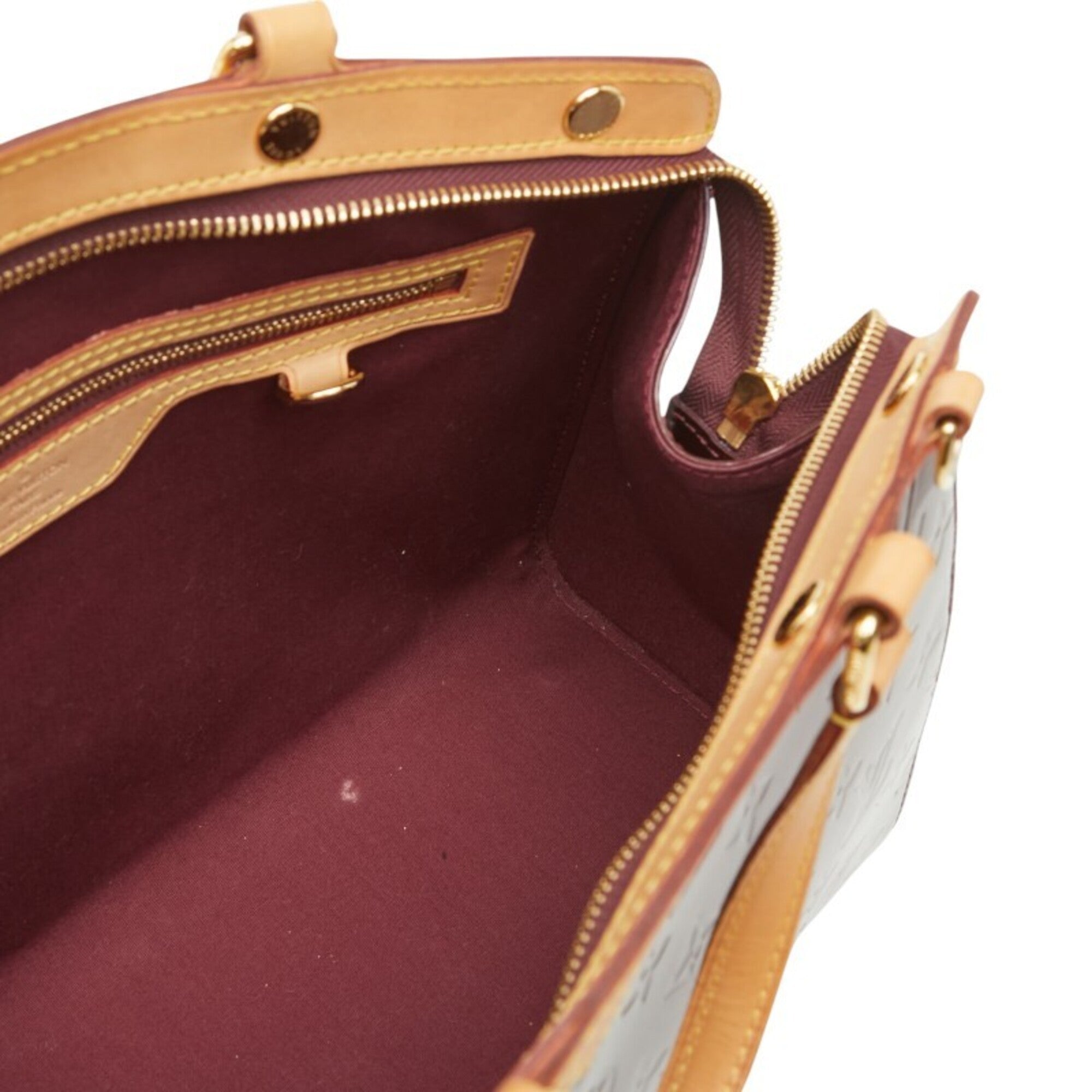 Louis Vuitton Rouge Fauviste Patent Leather Handbag Shoulder Bag (Pre-Owned)