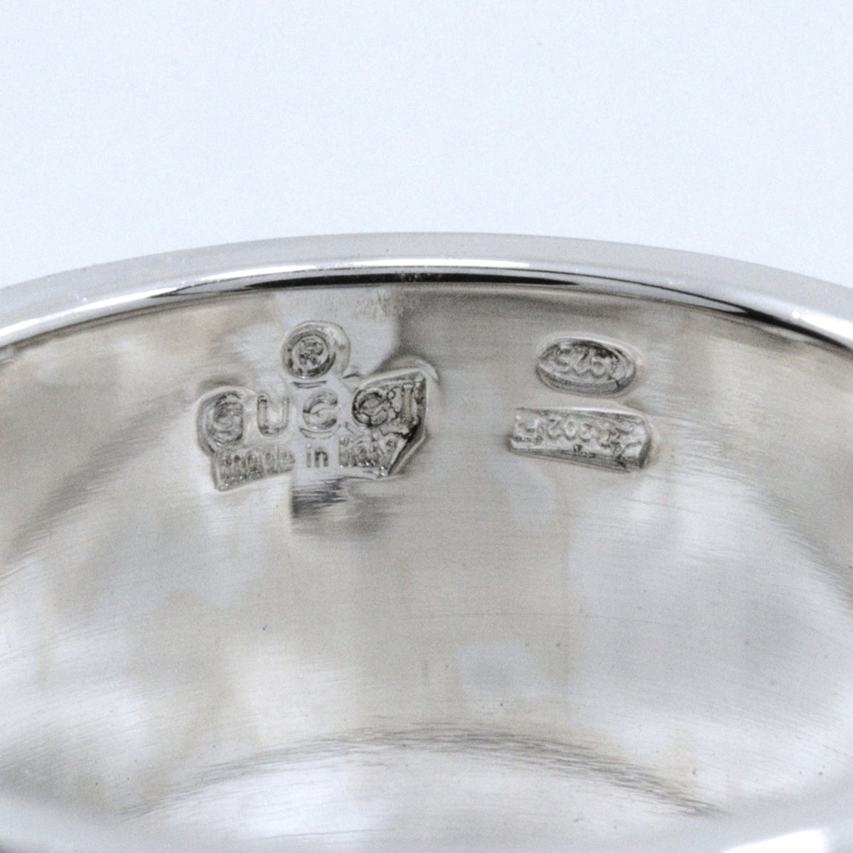 Gucci Silver 925 Band Ring (Pre-Owned)
