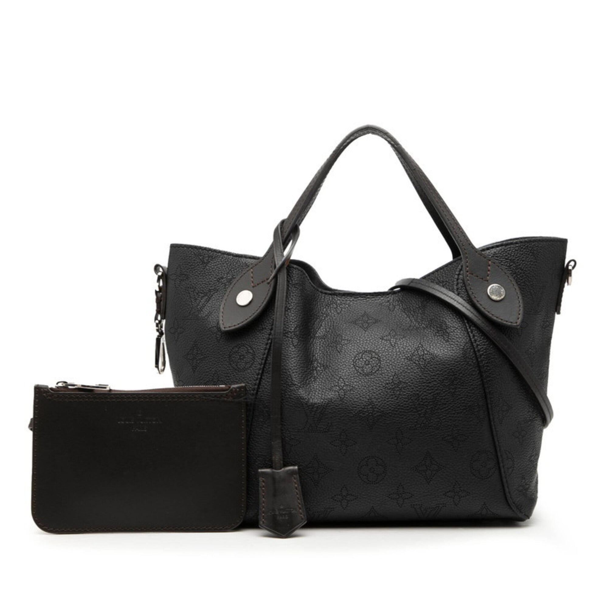 Louis Vuitton Black Monogram Noir Monogram Handbag Pouch Shoulder Bag (Pre-Owned)