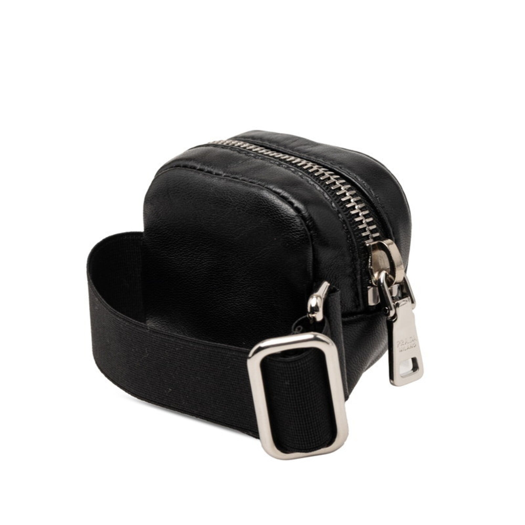 Prada Black Leather Handbag Pouch (Pre-Owned)