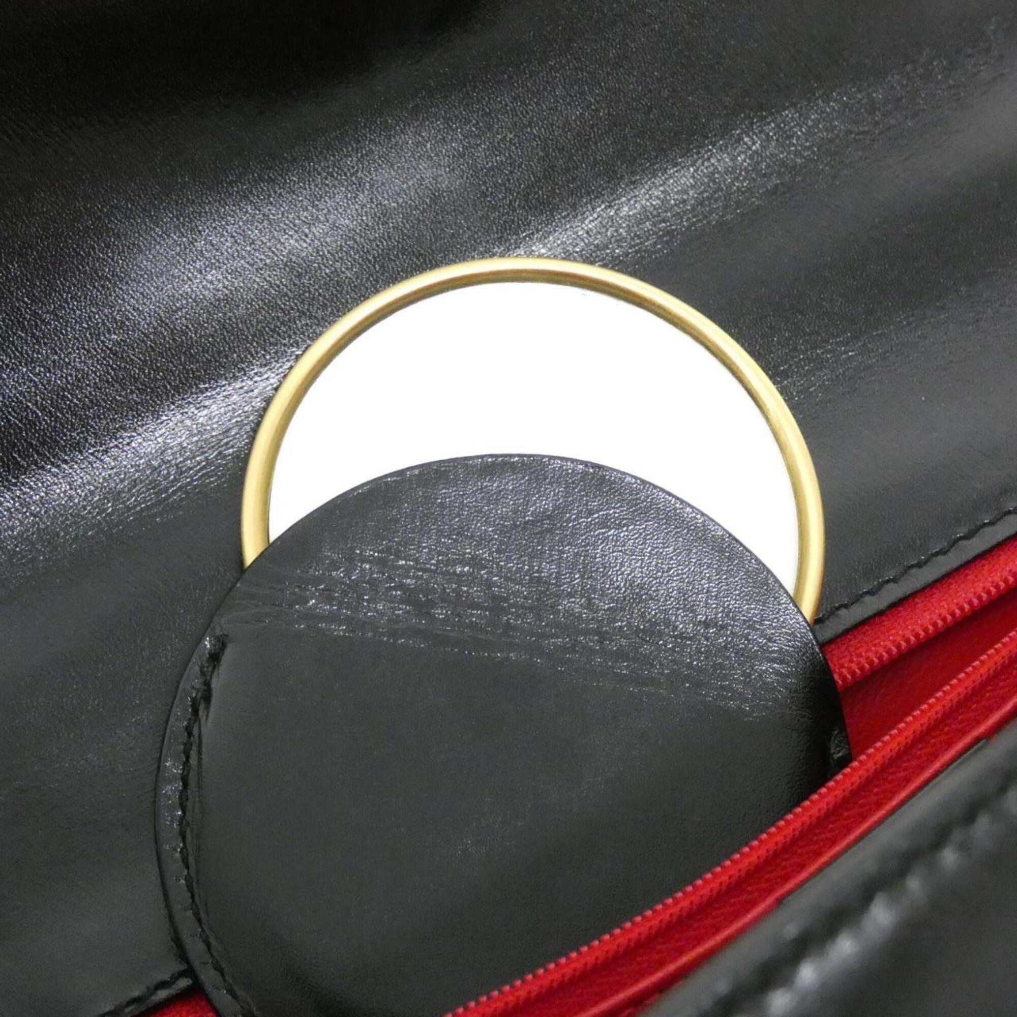 Gucci Black Leather Handbag (Pre-Owned)