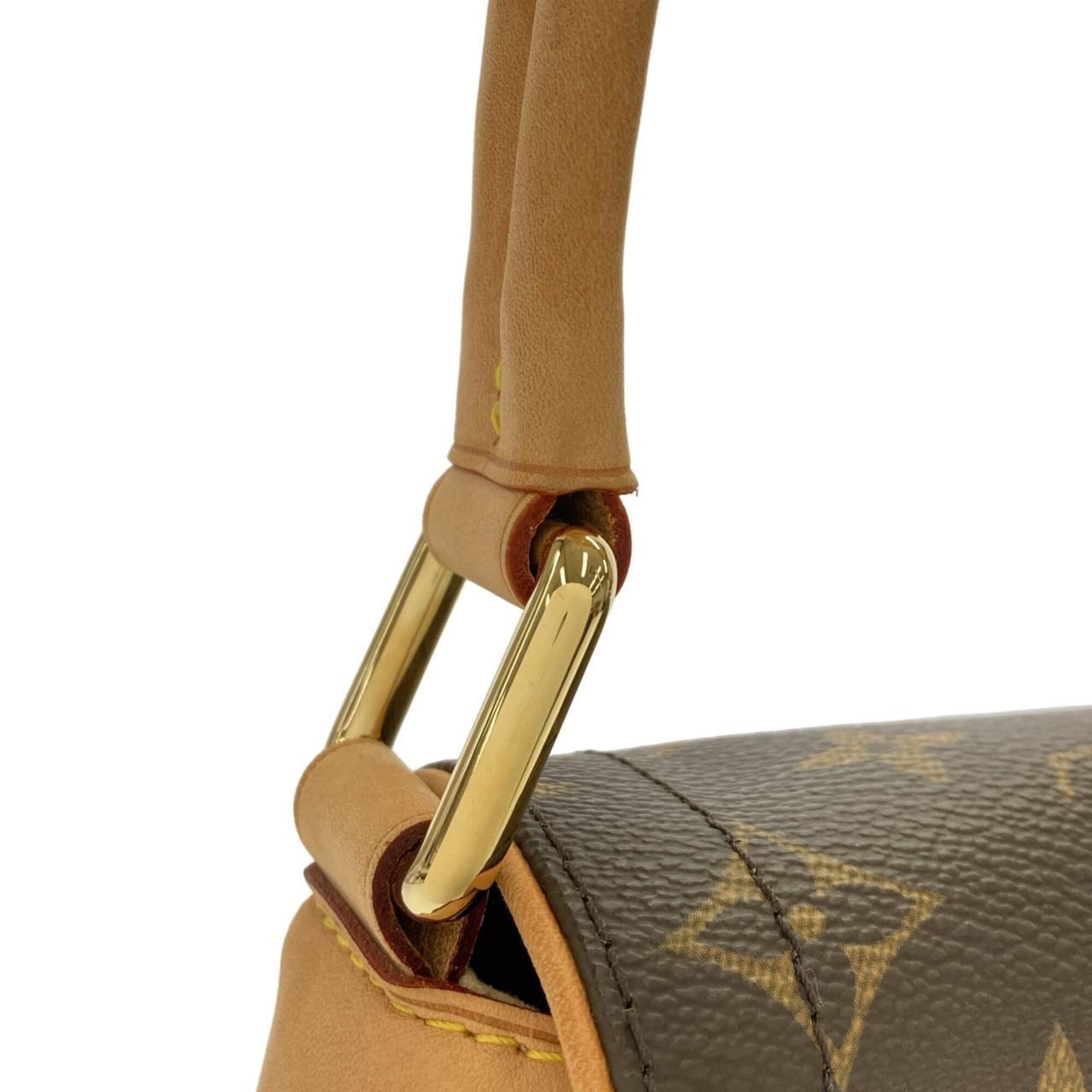 Louis Vuitton Marron Monogram Coated Canvas Shoulder Bag (Pre-Owned)