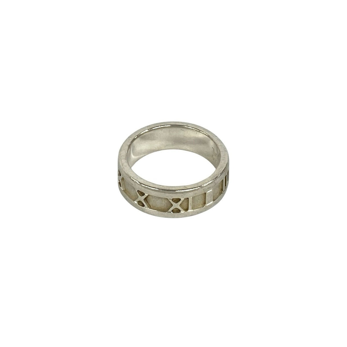 Tiffany Silver Silver 925 Band Ring (Pre-Owned)