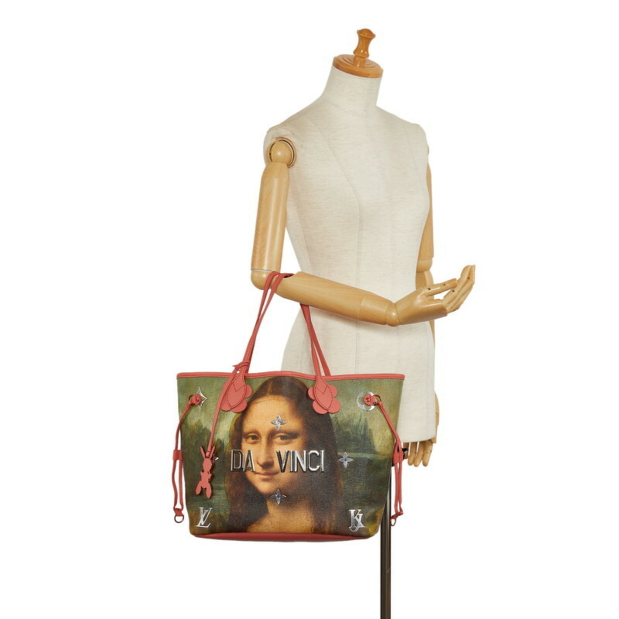 Louis Vuitton Masters Collection Multi-Color Pink Poppy Petal Pvc Leather Tote Bag (Pre-Owned)