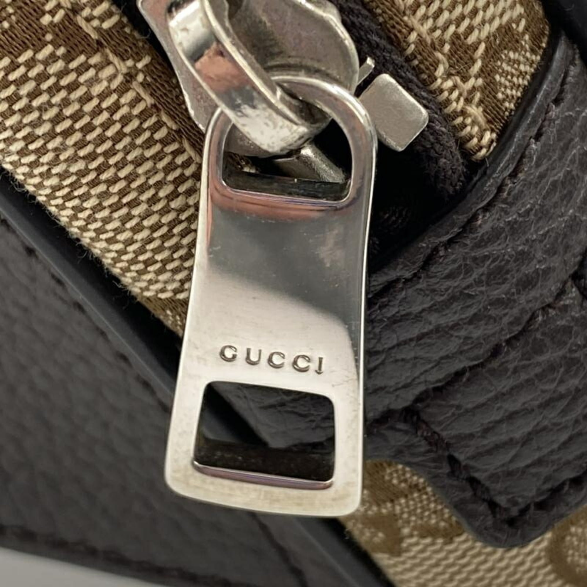 Gucci Gg Canvas Brown Gg Canvas Sling Bag (Pre-Owned)