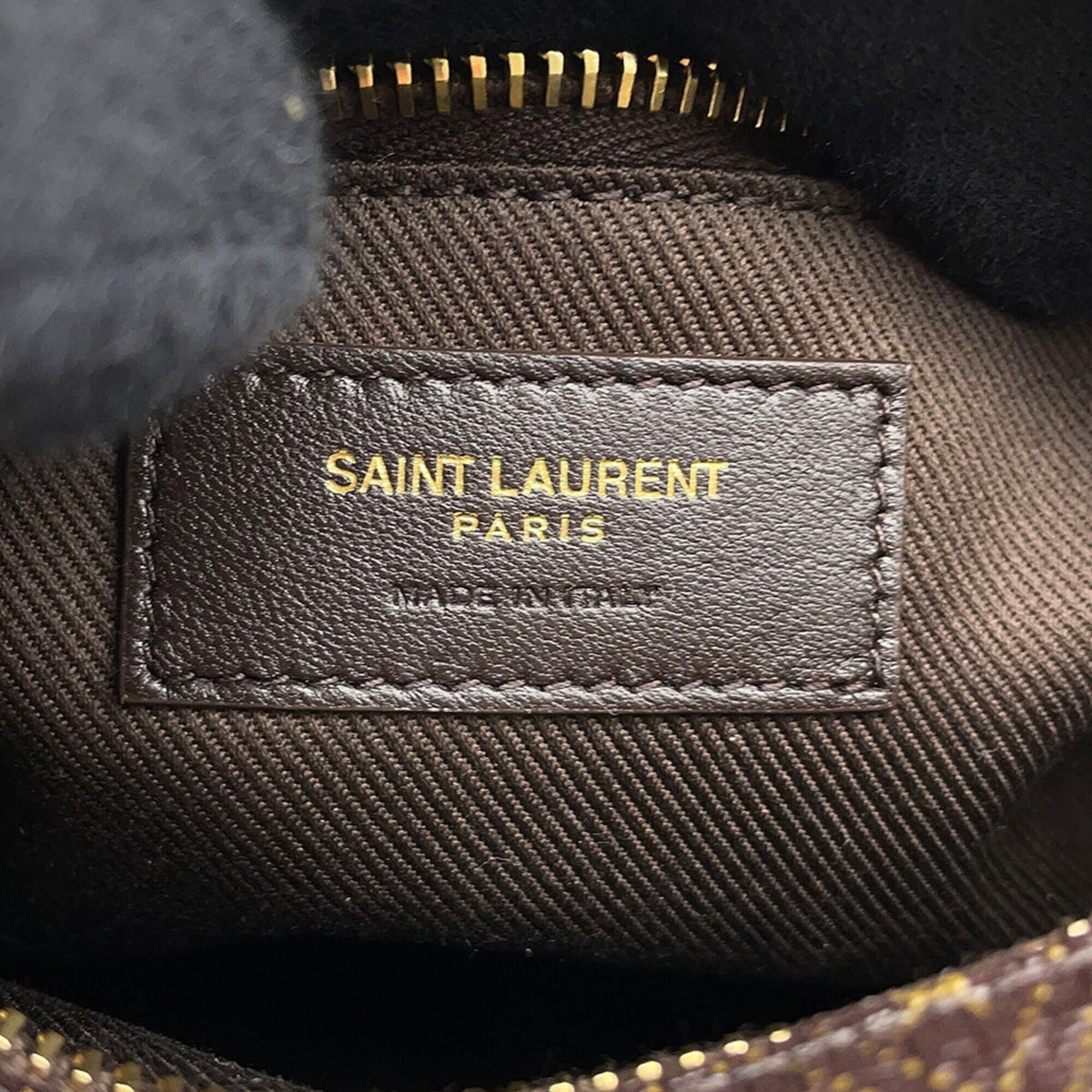 Yves Saint Laurent Brown Pvc Leather Shoulder Bag (Pre-Owned)