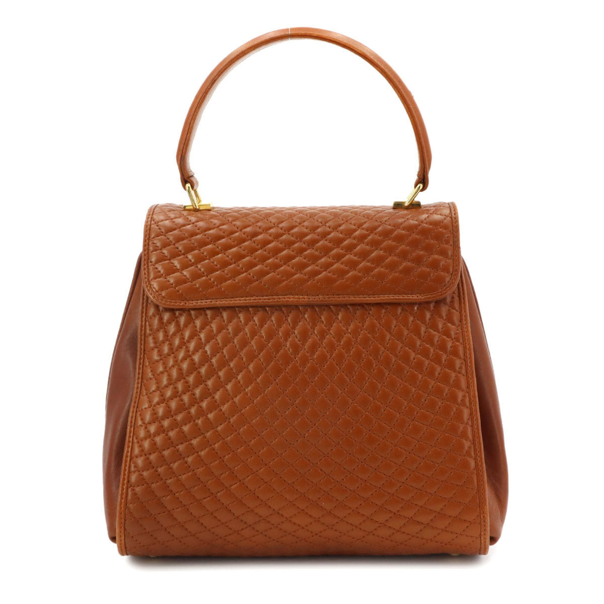 Bally Brown Leather Handbag (Pre-Owned)