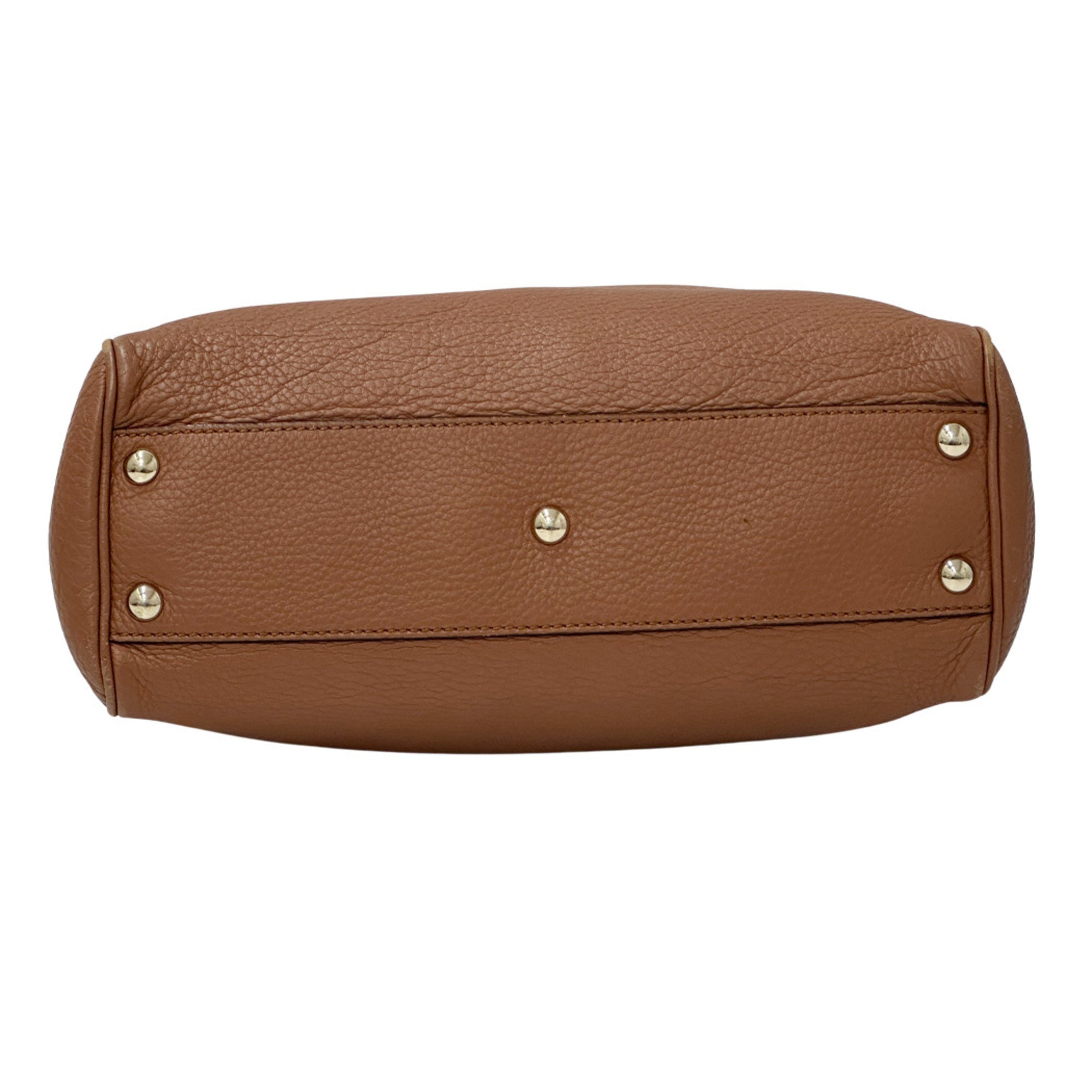 Gucci Brown Bamboo Handbag Shoulder Bag (Pre-Owned)