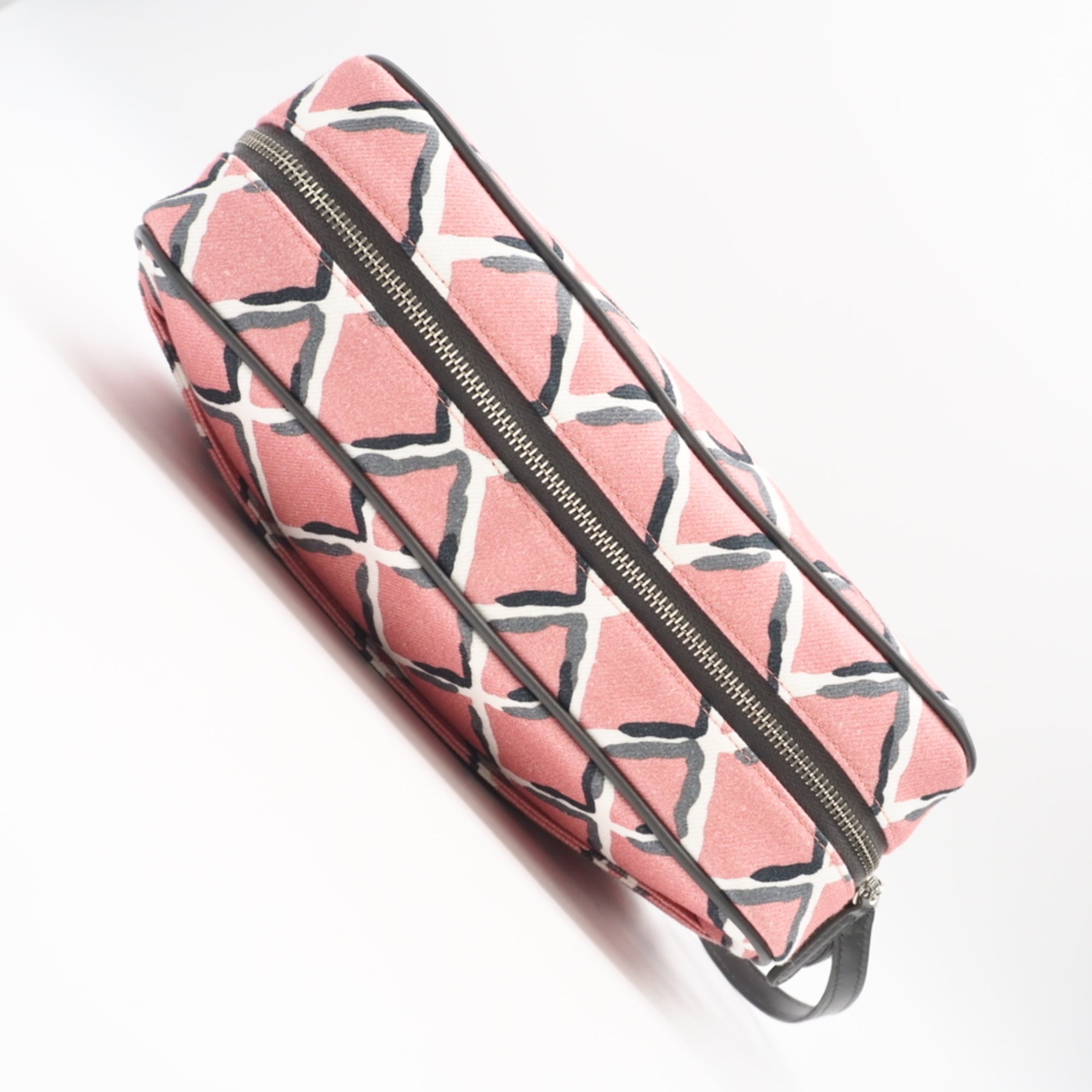 Chanel Multi-Color Pink Canvas Pouch (Pre-Owned)