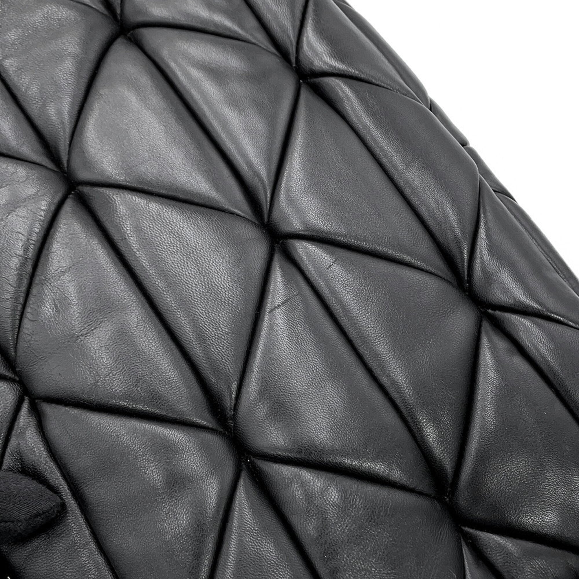 Prada Black Leather Shoulder Bag (Pre-Owned)