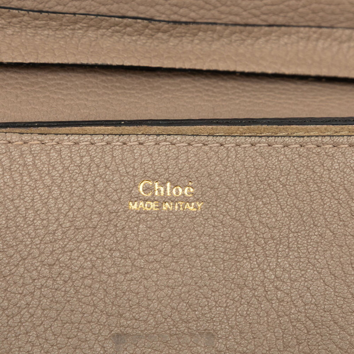 Chloé Drew Beige Leather Shoulder Bag (Pre-Owned)