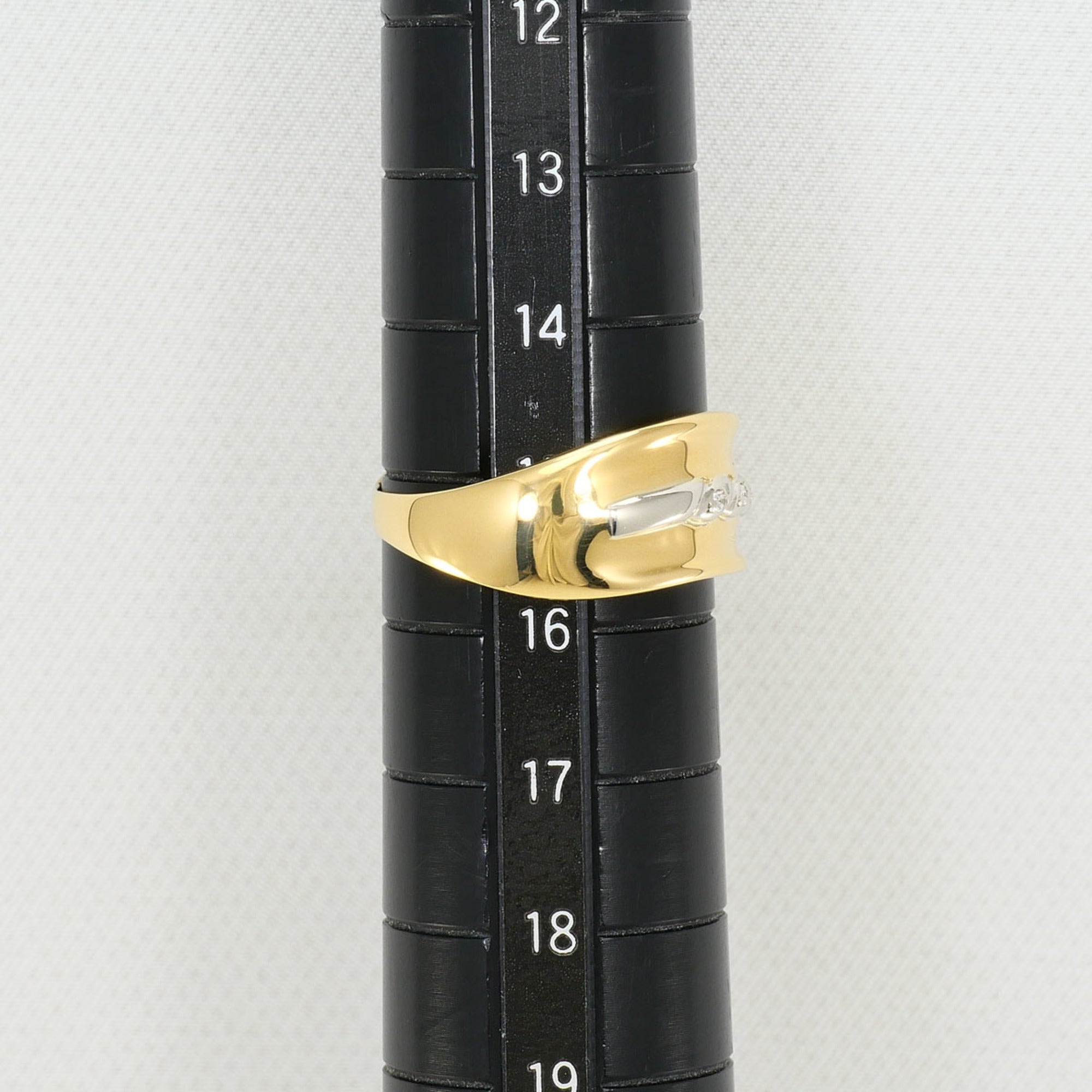 Unbranded Platinum Yellow Gold Yellow Gold (18K) Platinum 900 Band Ring (Pre-Owned)
