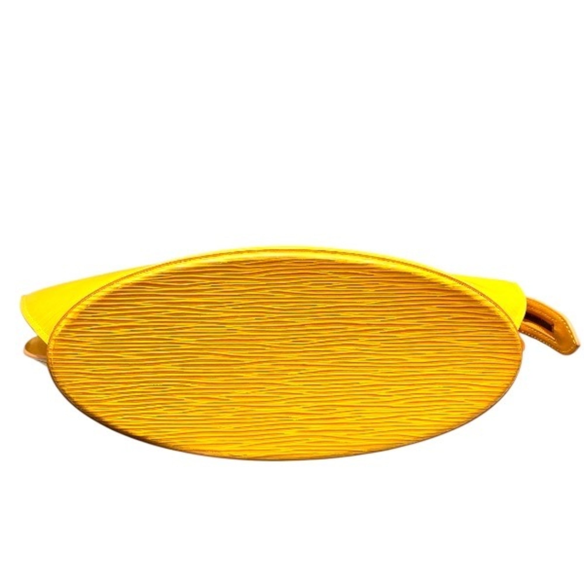 Louis Vuitton Yellow Leather Handbag (Pre-Owned)