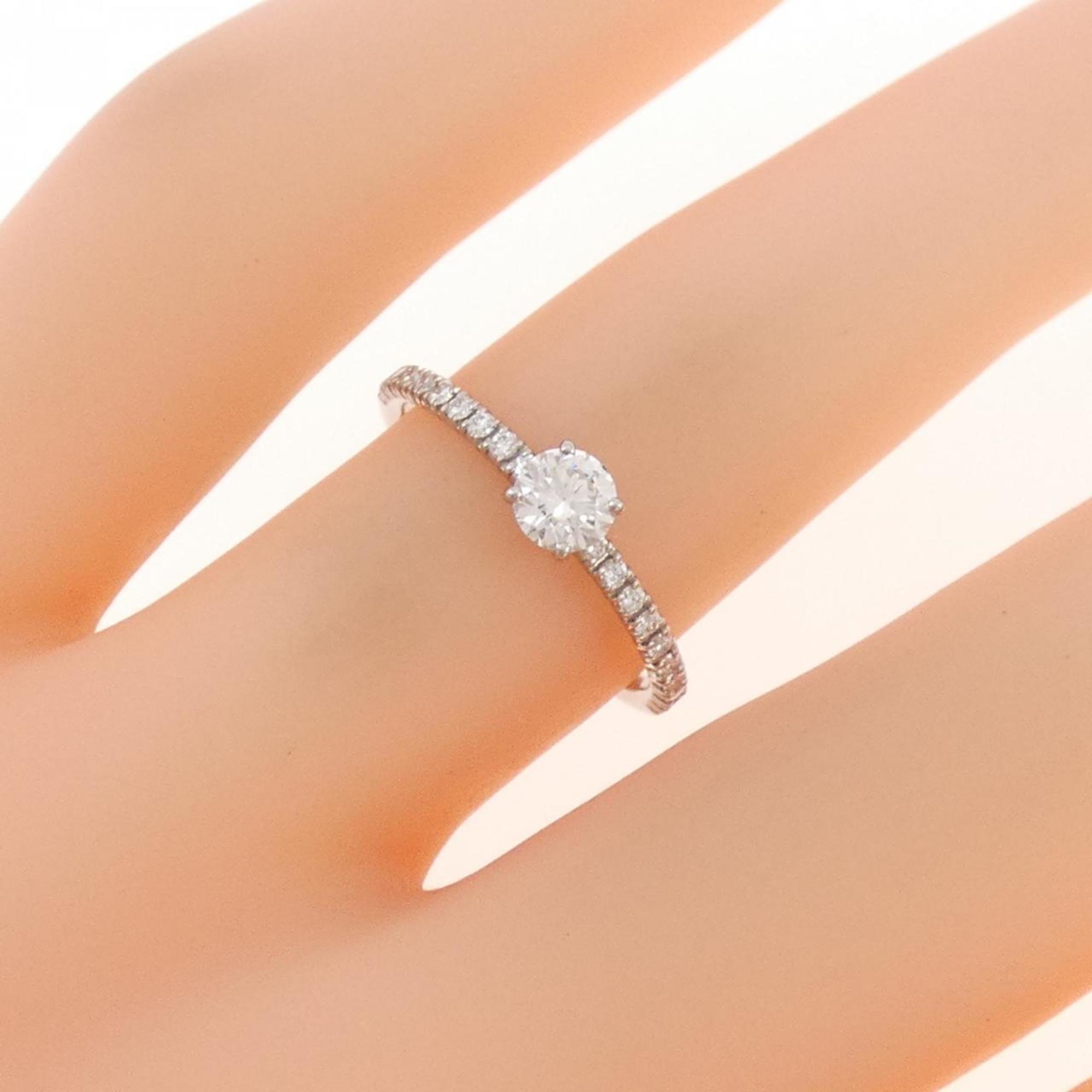 Cartier Platinum Platinum 950 Band Ring (Pre-Owned)
