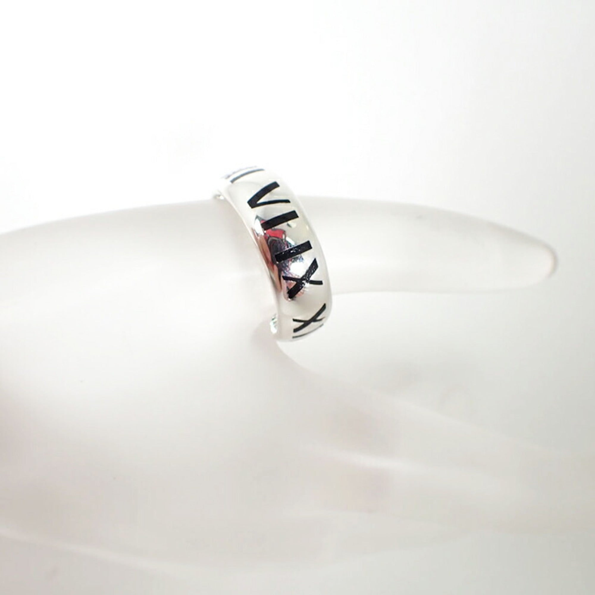 Tiffany Sterling Silver 925 Band Ring (Pre-Owned)