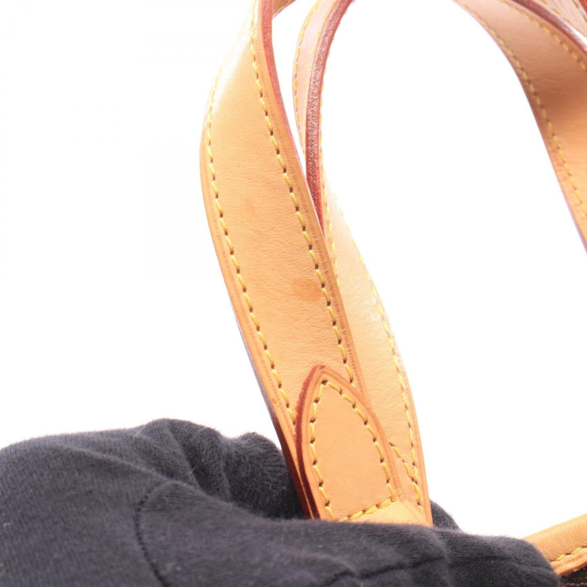 Louis Vuitton Brown Coated Canvas Leather Handbag (Pre-Owned)