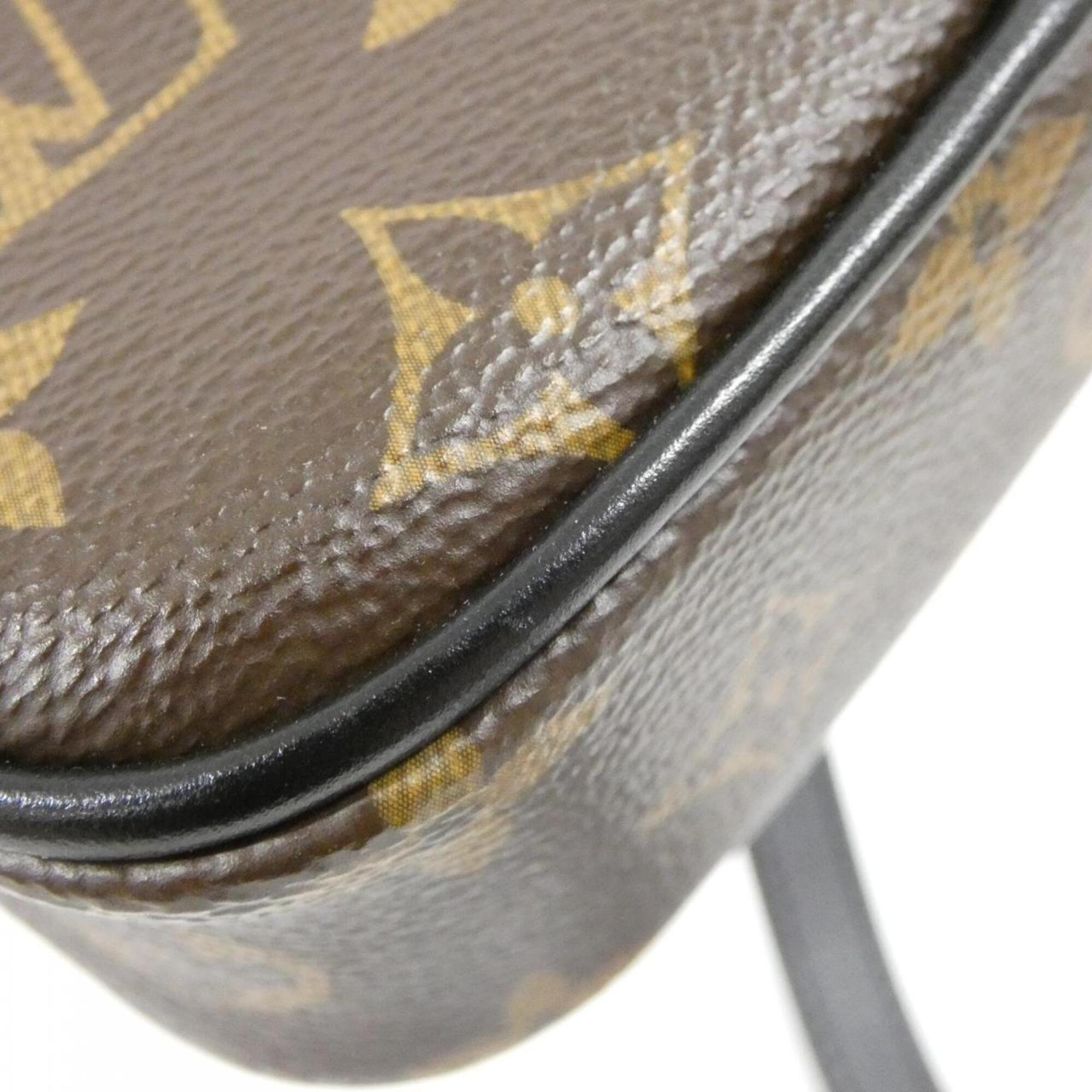 Louis Vuitton Brown Coated Canvas Shoulder Bag (Pre-Owned)