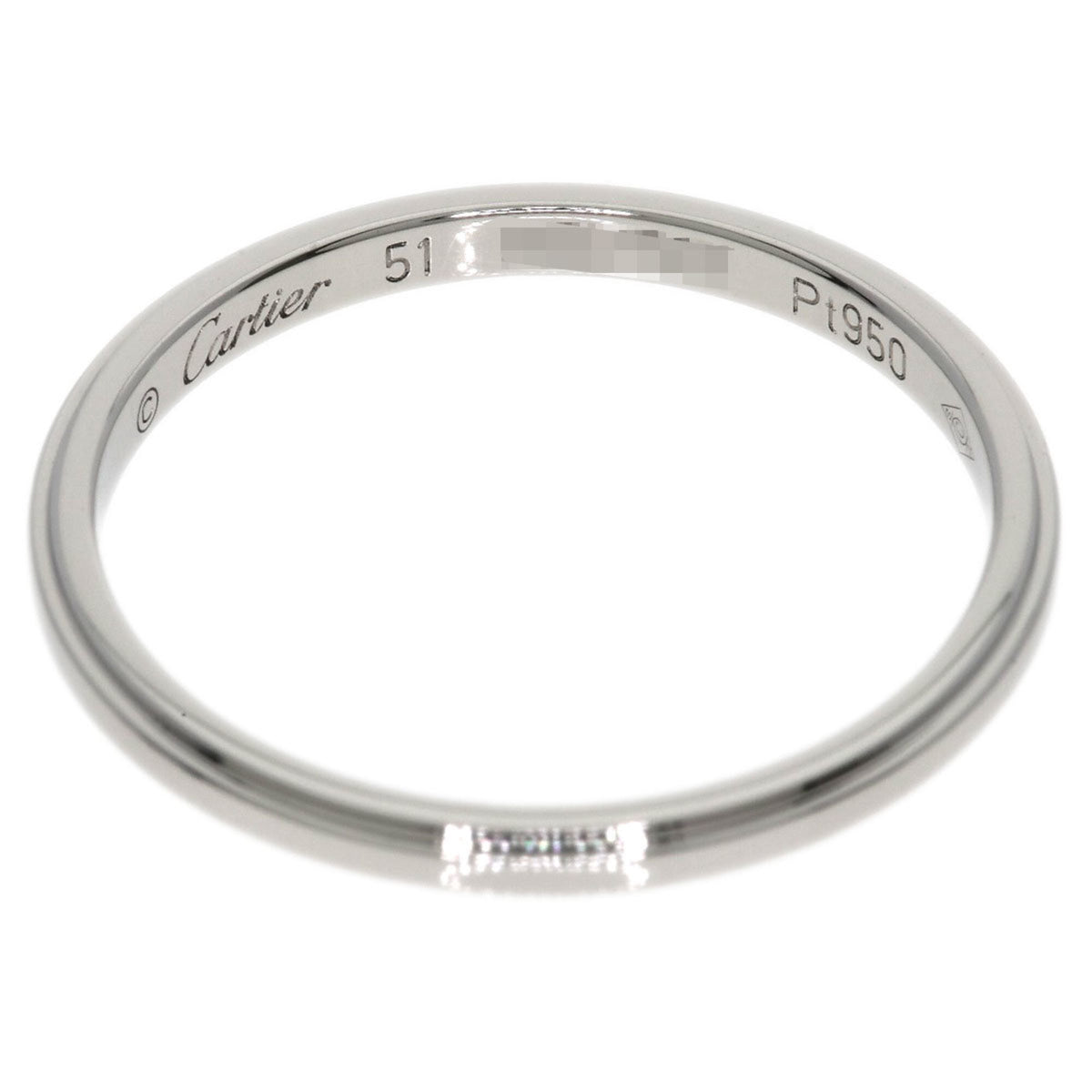 Cartier Platinum 950 Band Ring (Pre-Owned)