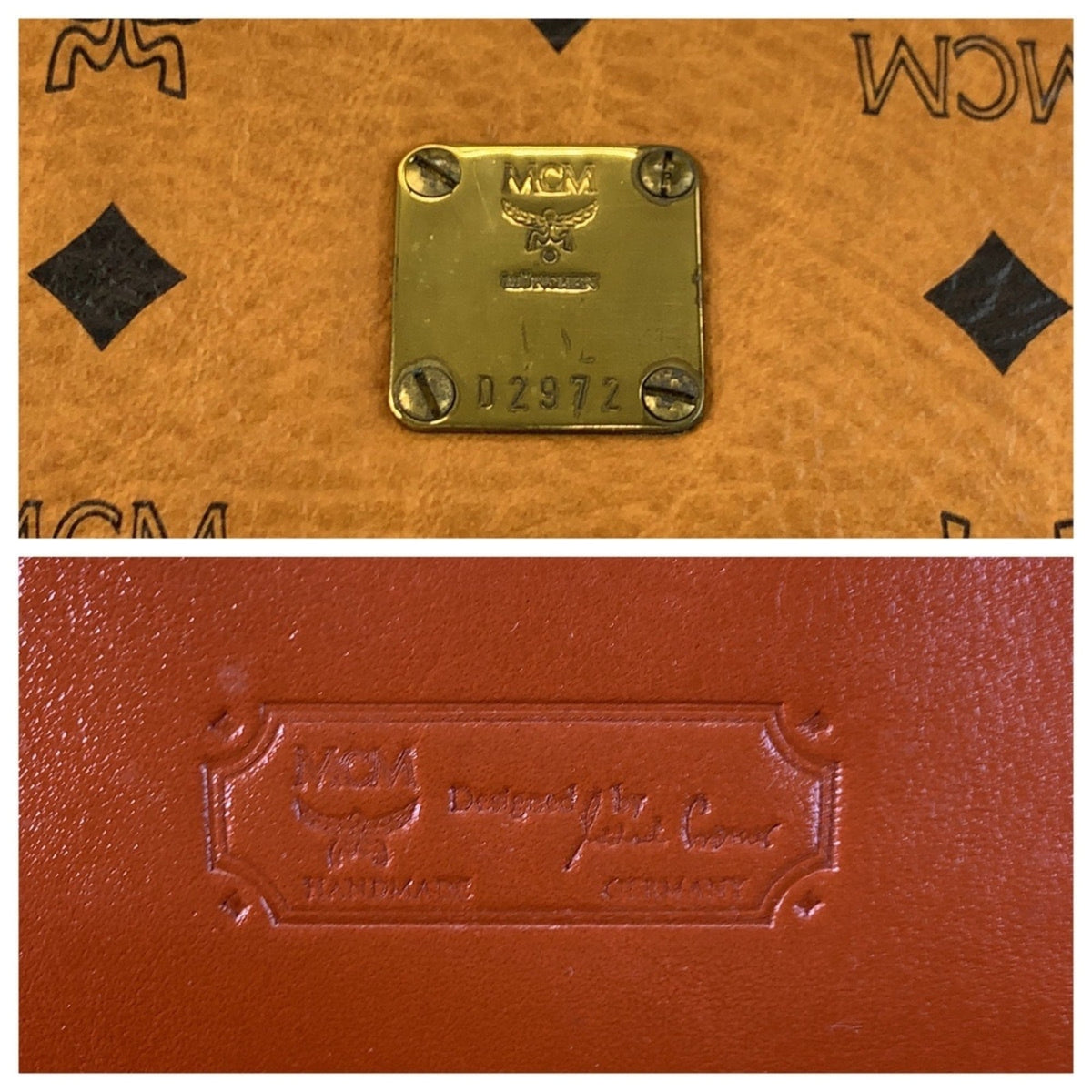 Mcm Brown Leather Handbag Shoulder Bag (Pre-Owned)