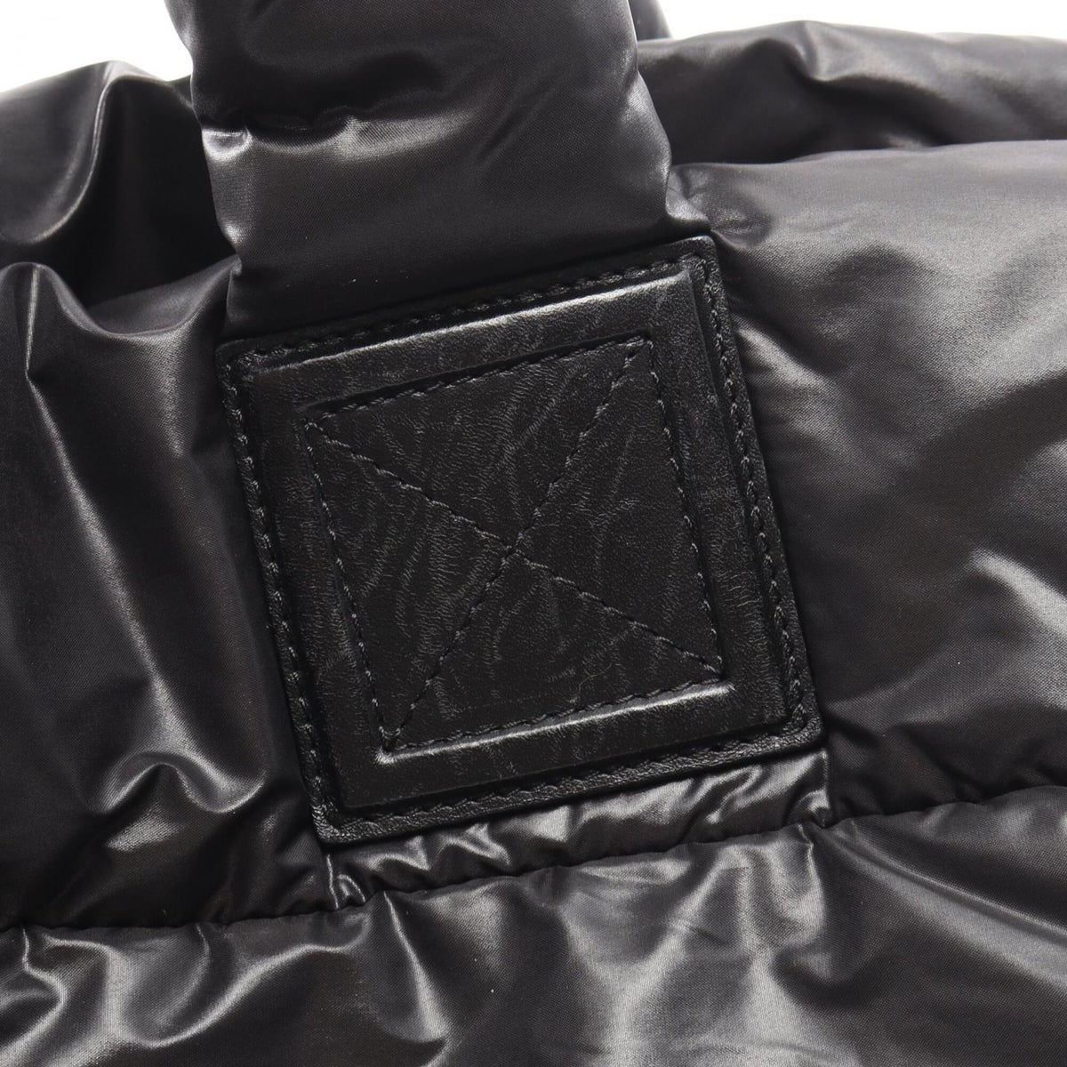 Chanel Black Nylon Handbag Tote Bag (Pre-Owned)