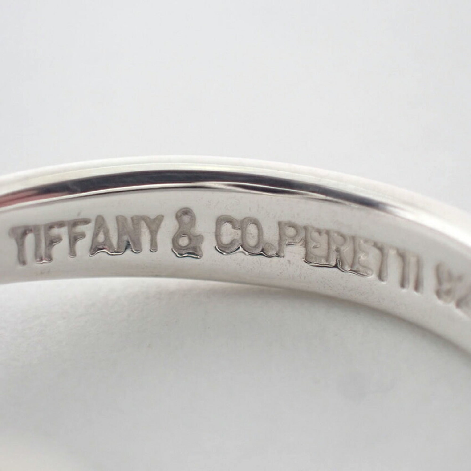 Tiffany Sterling Silver 925 Band Ring (Pre-Owned)