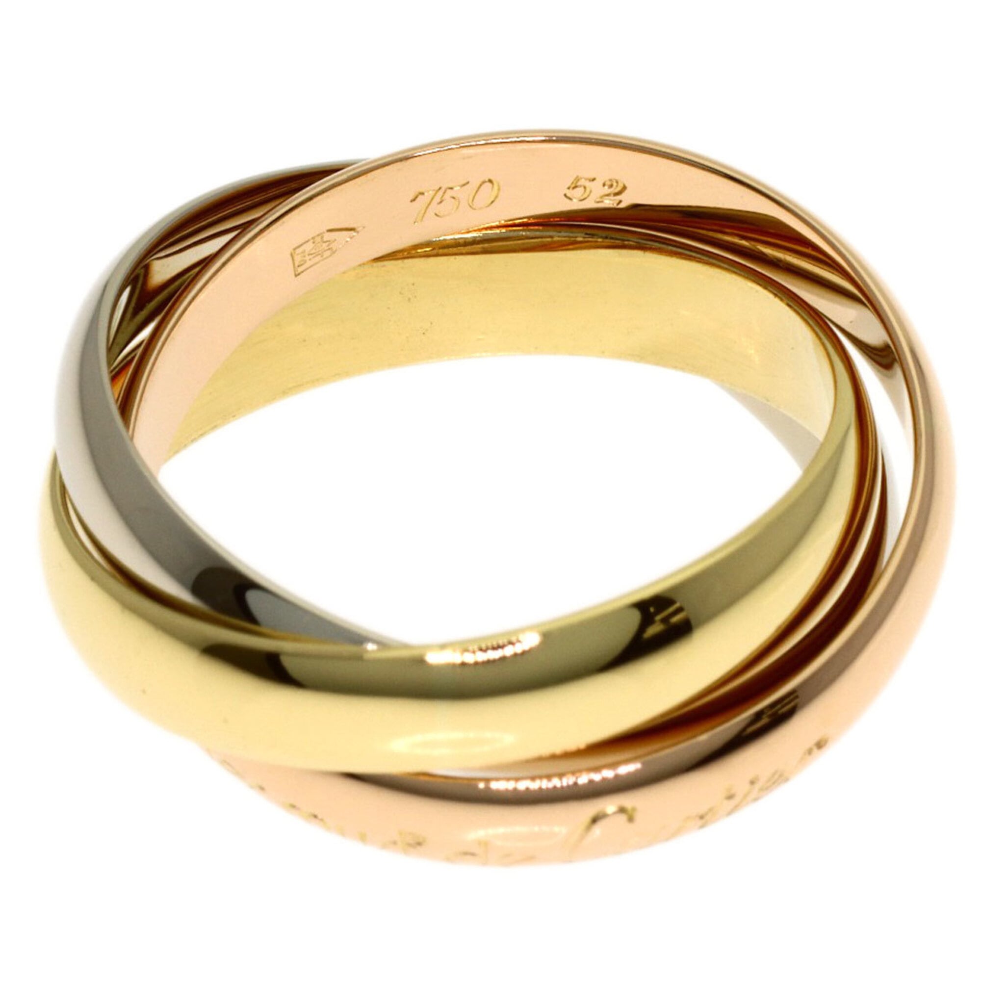 Cartier Yellow Gold (18K) Pink Gold (18K) White Gold (18K) Band Ring (Pre-Owned)