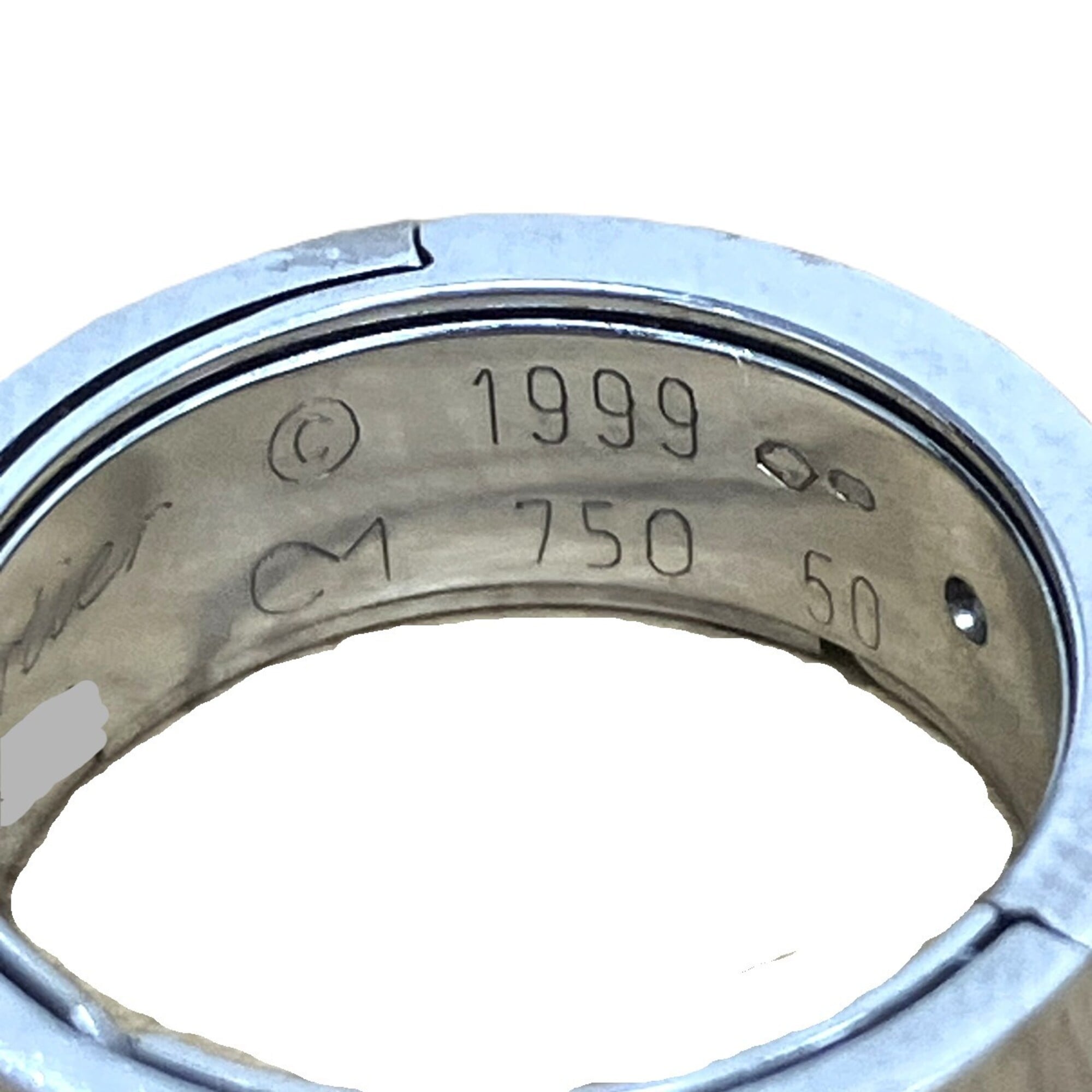 Cartier White Gold White Gold (18K) Band Ring (Pre-Owned)