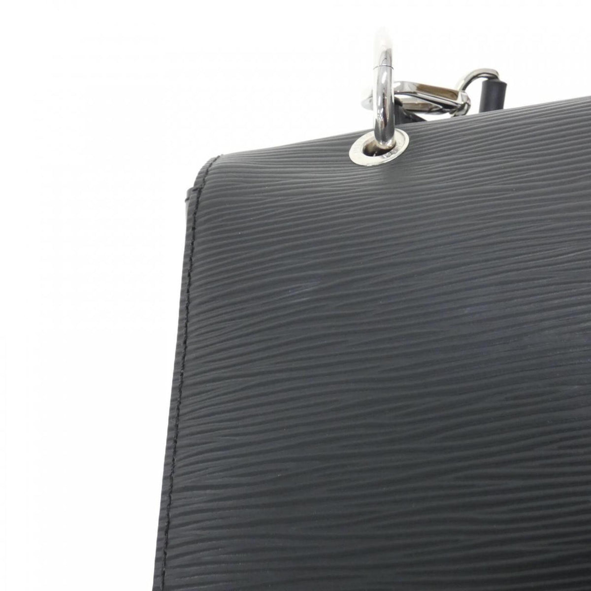 Louis Vuitton Black Leather Handbag (Pre-Owned)