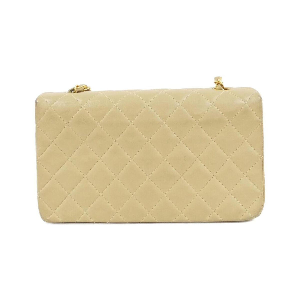 Chanel Beige Leather Shoulder Bag (Pre-Owned)