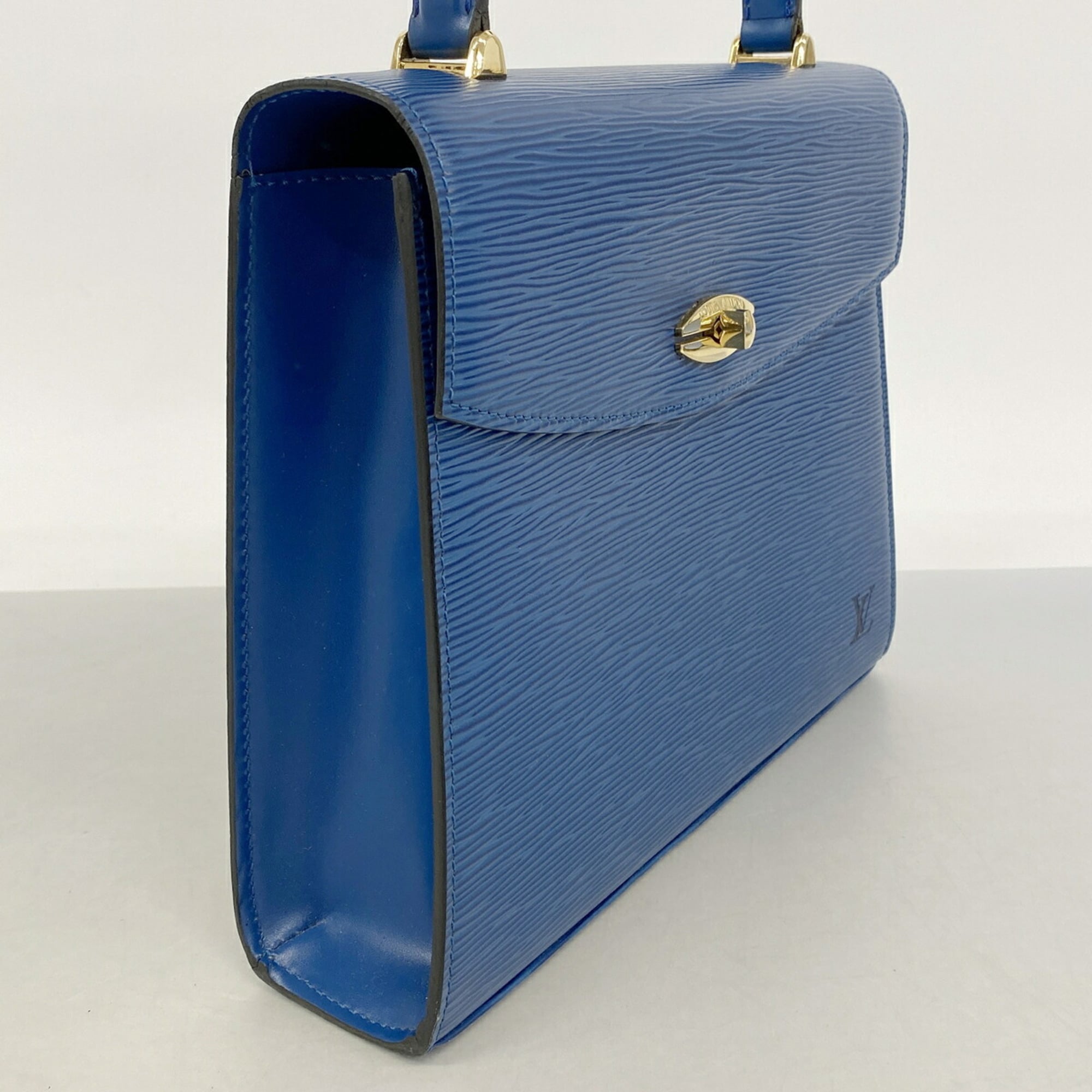 Louis Vuitton Toledo Blue Handbag (Pre-Owned)