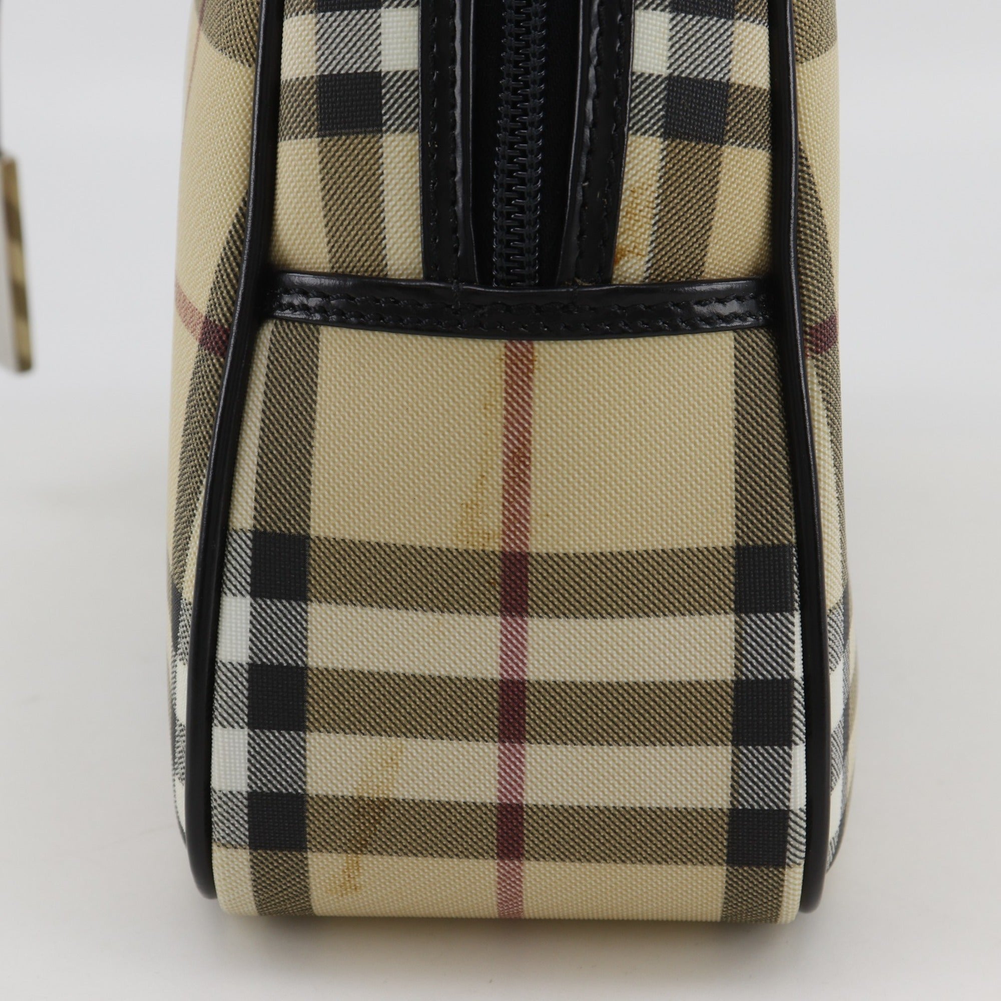 Burberry Beige Pvc Handbag (Pre-Owned)