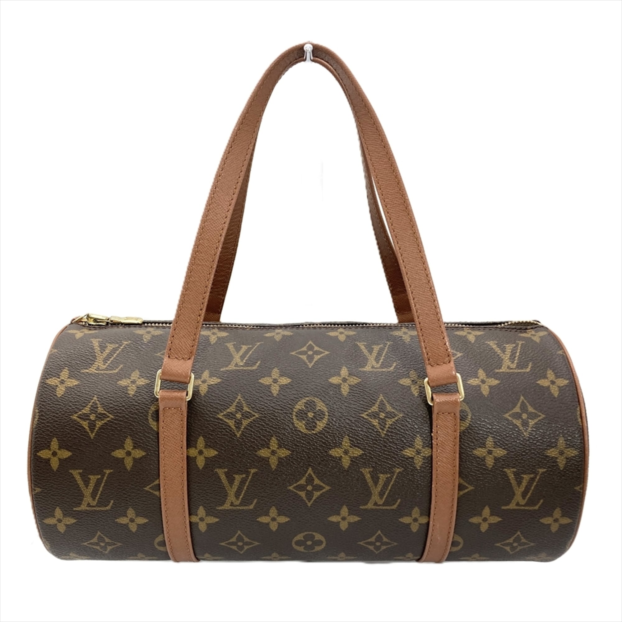 Louis Vuitton Brown Monogram Canvas Handbag Pouch (Pre-Owned)