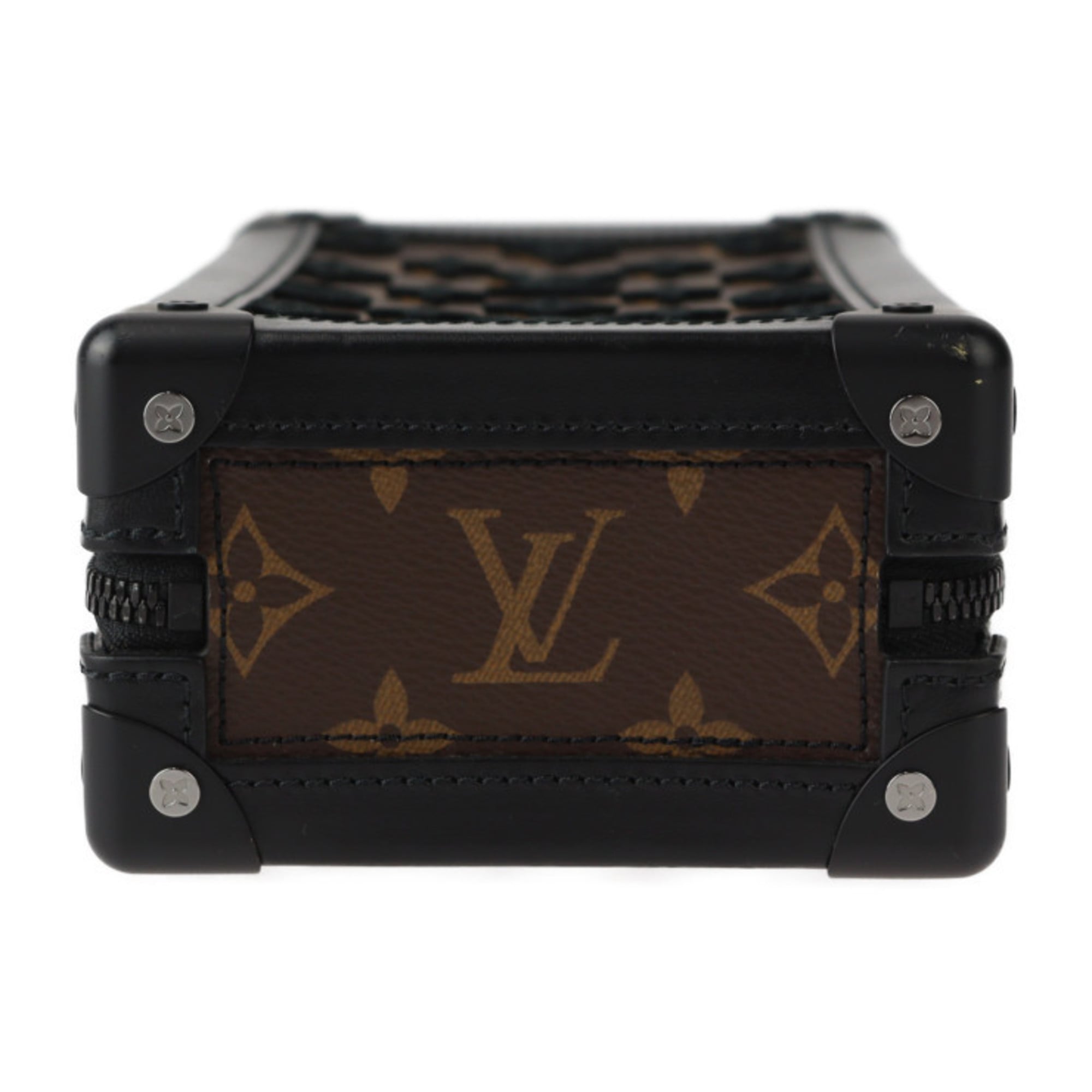 Louis Vuitton Black Brown Monogram Monogram Handbag Pochette Shoulder Bag (Pre-Owned)