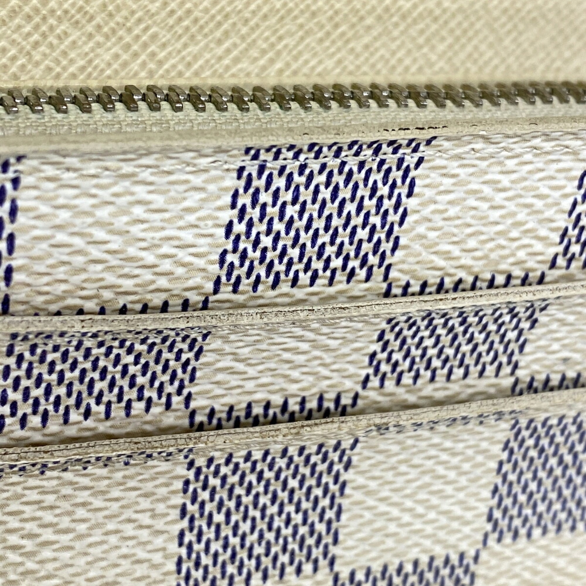 Louis Vuitton White Long Wallet (Bi-Fold) (Pre-Owned)