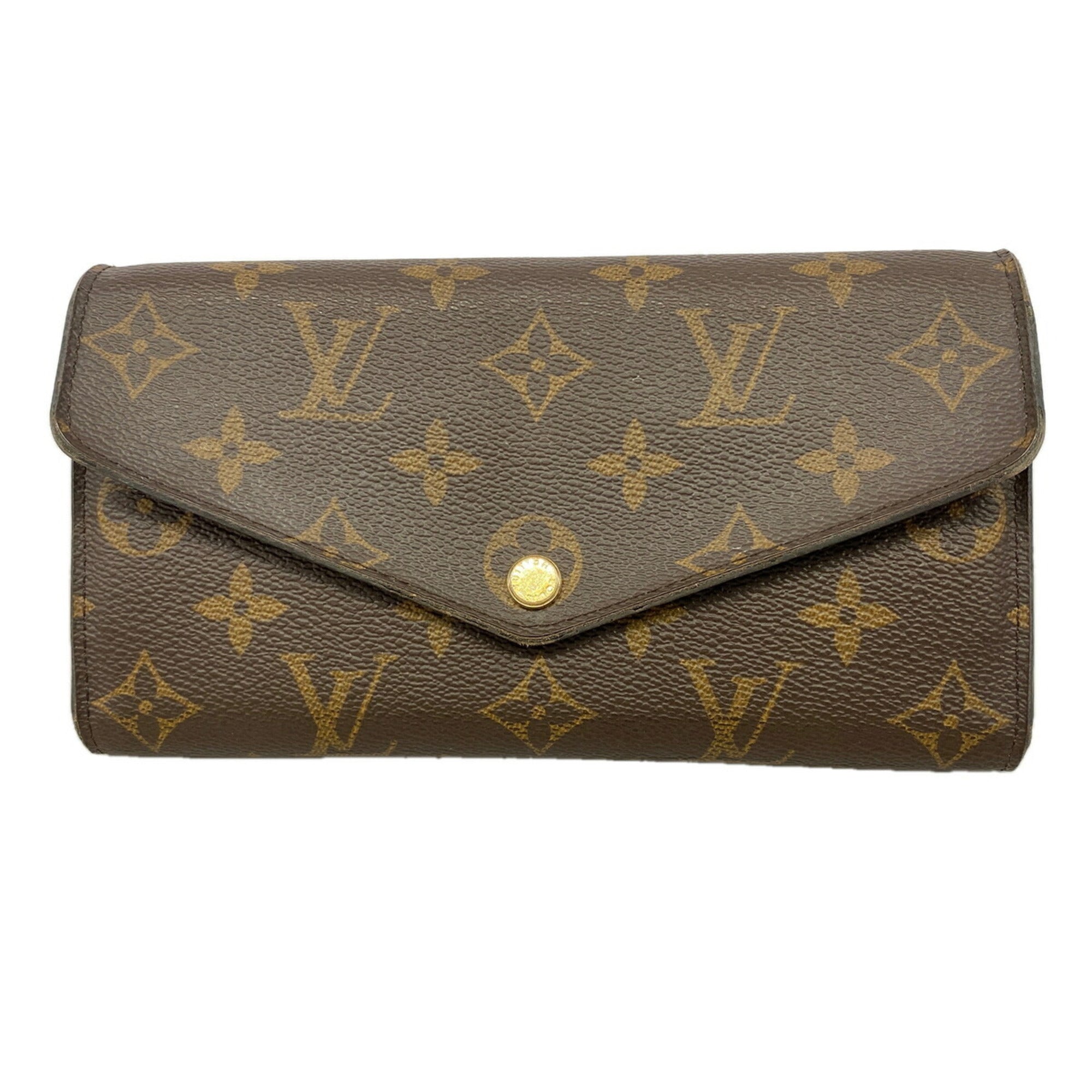 Louis Vuitton Brown Long Wallet (Bi-Fold) (Pre-Owned)