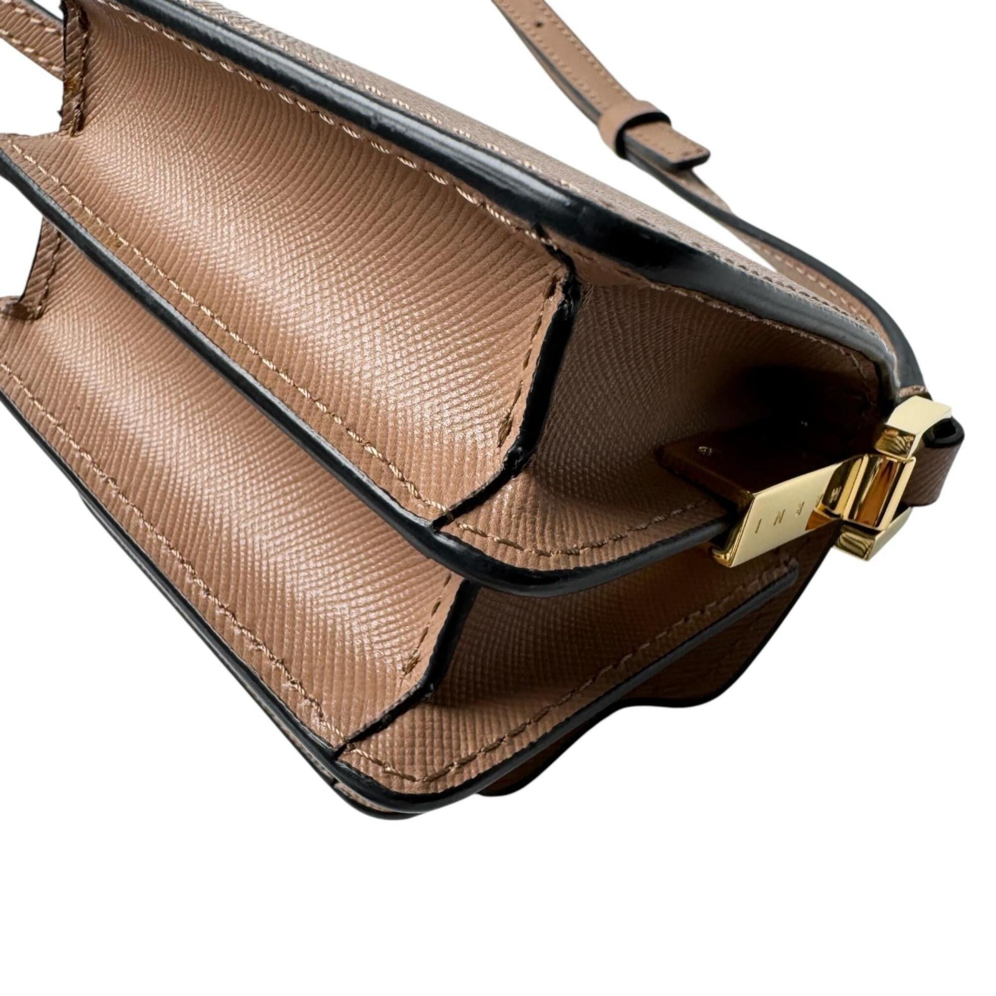 Marni Brown Leather Shoulder Bag (Pre-Owned)