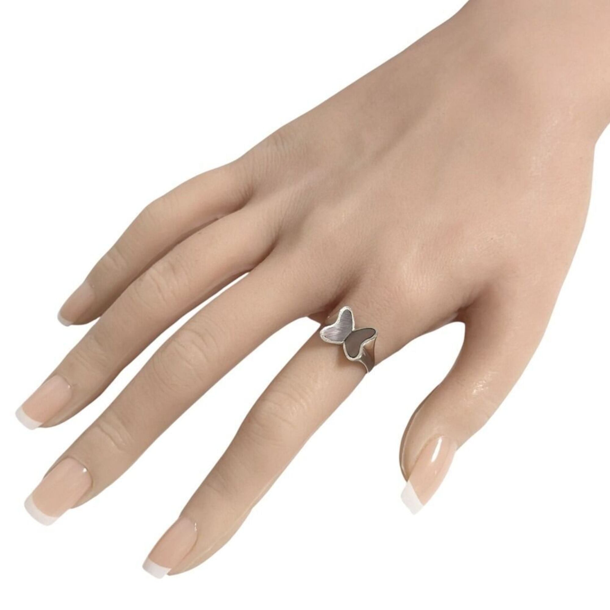 Tiffany Shell Silver 925 Band Ring (Pre-Owned)