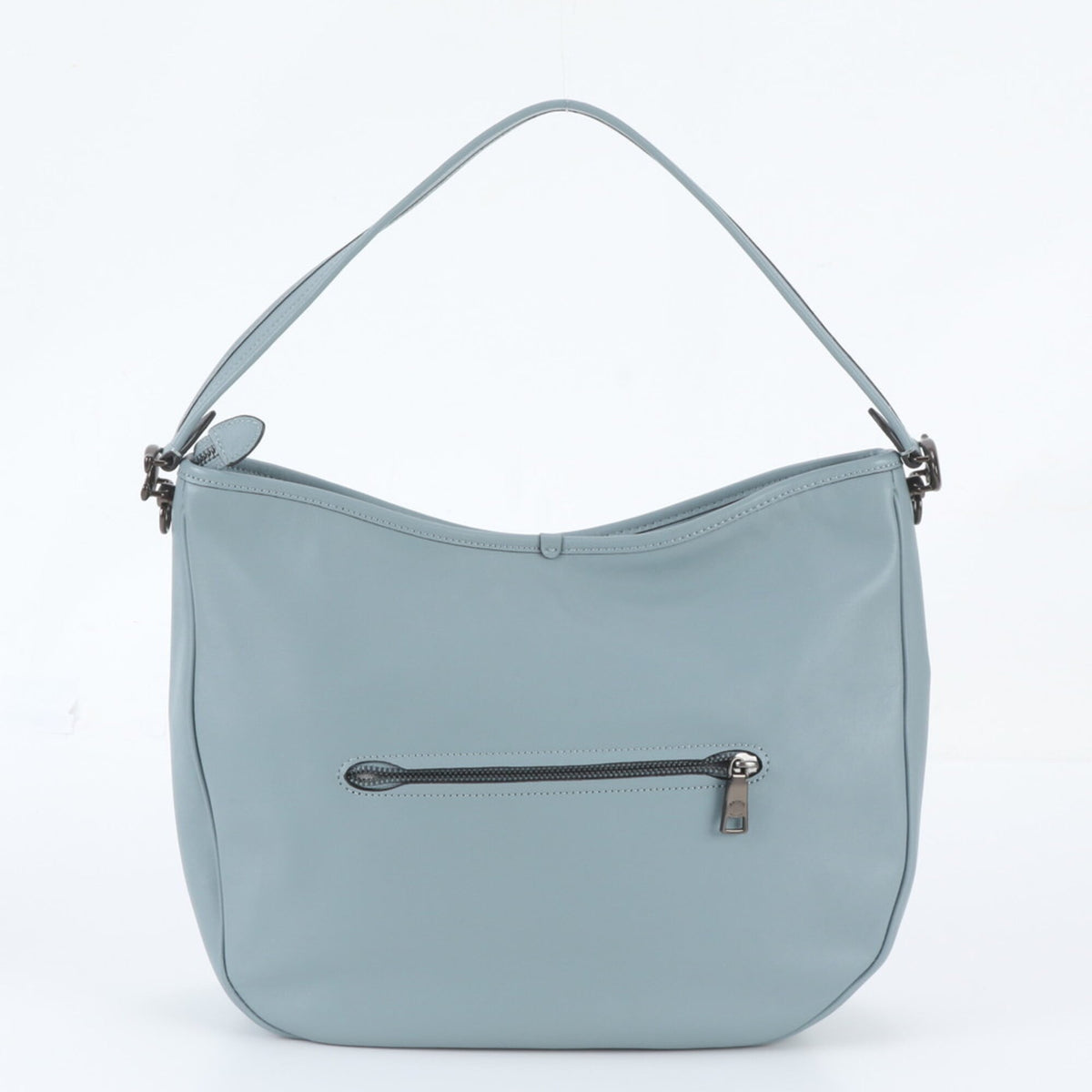 Coach Blue Leather Handbag Shoulder Bag (Pre-Owned)