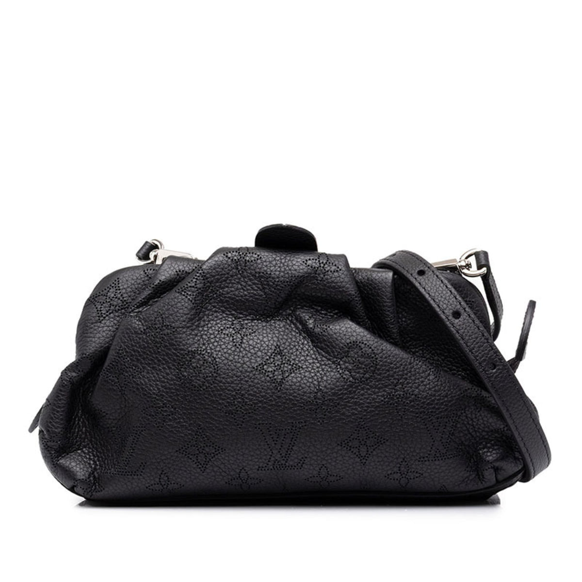 Louis Vuitton Black Noir Leather Shoulder Bag (Pre-Owned)