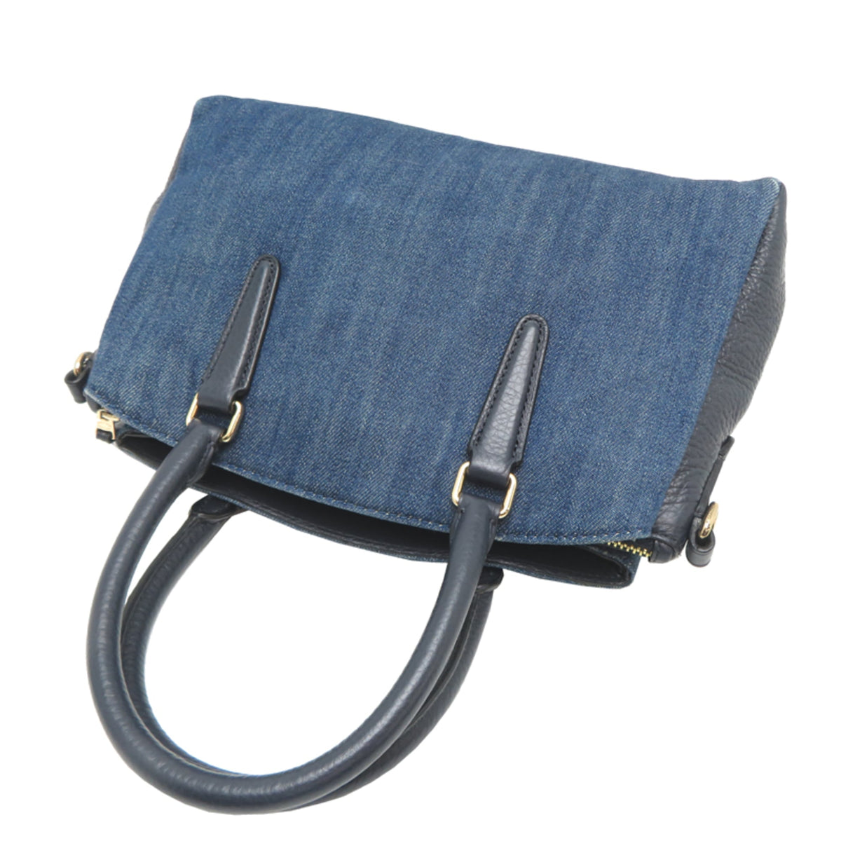 Coach Blue Denim Handbag (Pre-Owned)