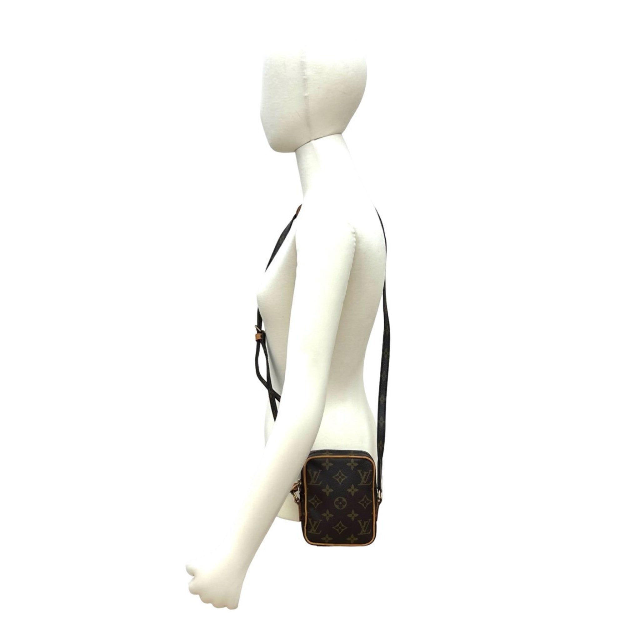 Louis Vuitton Brown Leather Pvc Pochette Shoulder Bag (Pre-Owned)