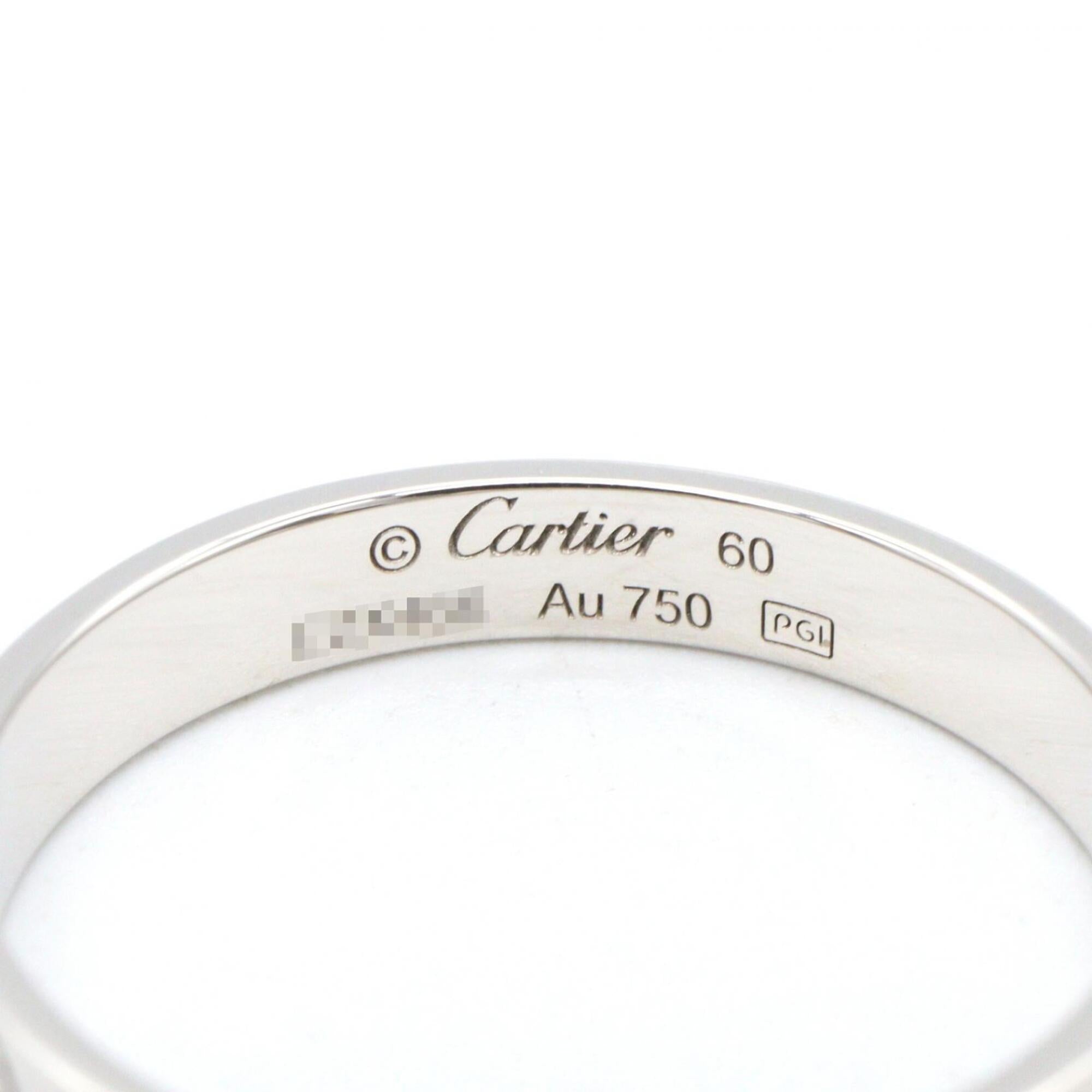 Cartier Silver White Gold (18K) Band Ring (Pre-Owned)