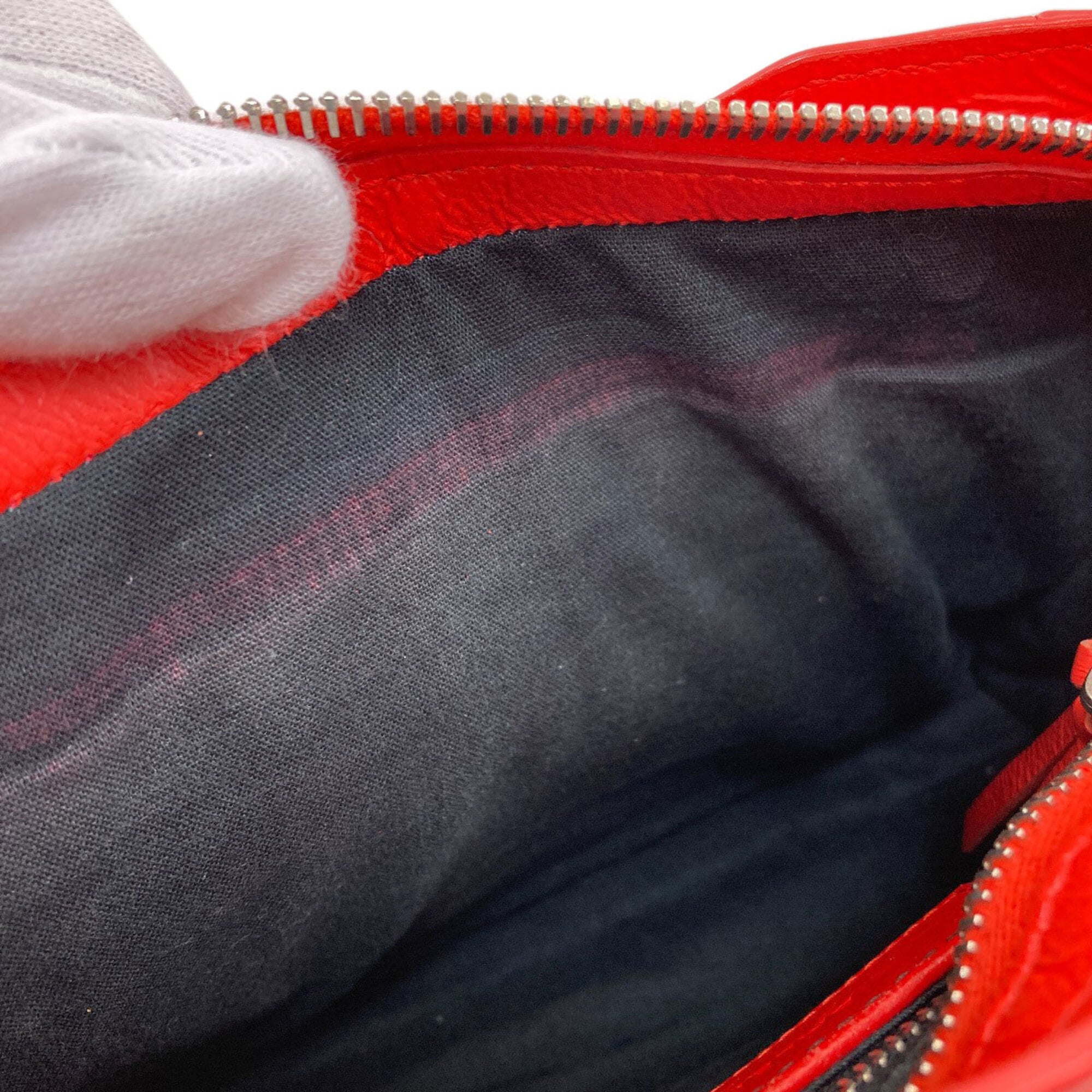 Balenciaga Red Color Leather Handbag (Pre-Owned)