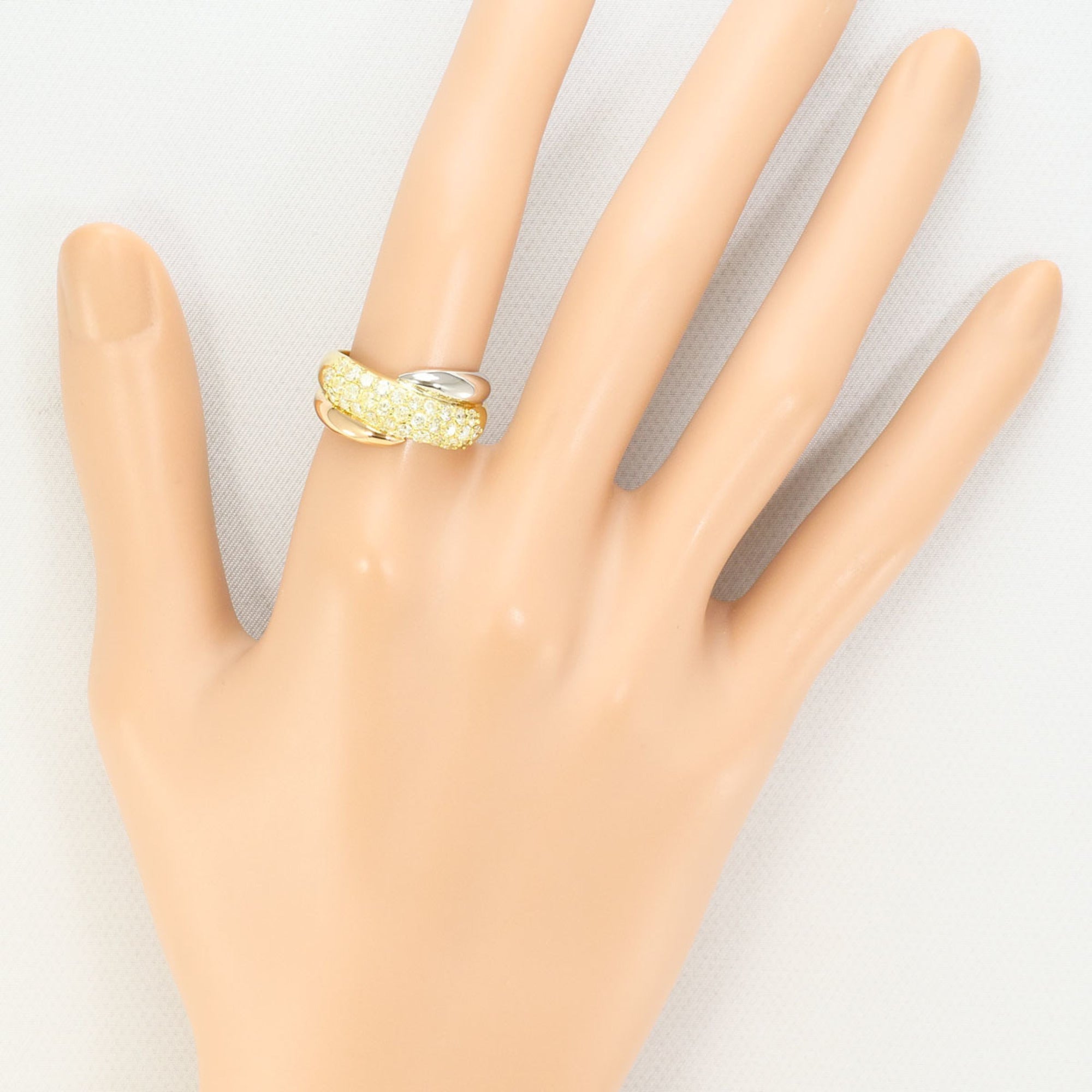 Unbranded Pink Gold Platinum Yellow Gold Yellow Gold (18K) Pink Gold (18K) Platinum 900 Band Ring (Pre-Owned)