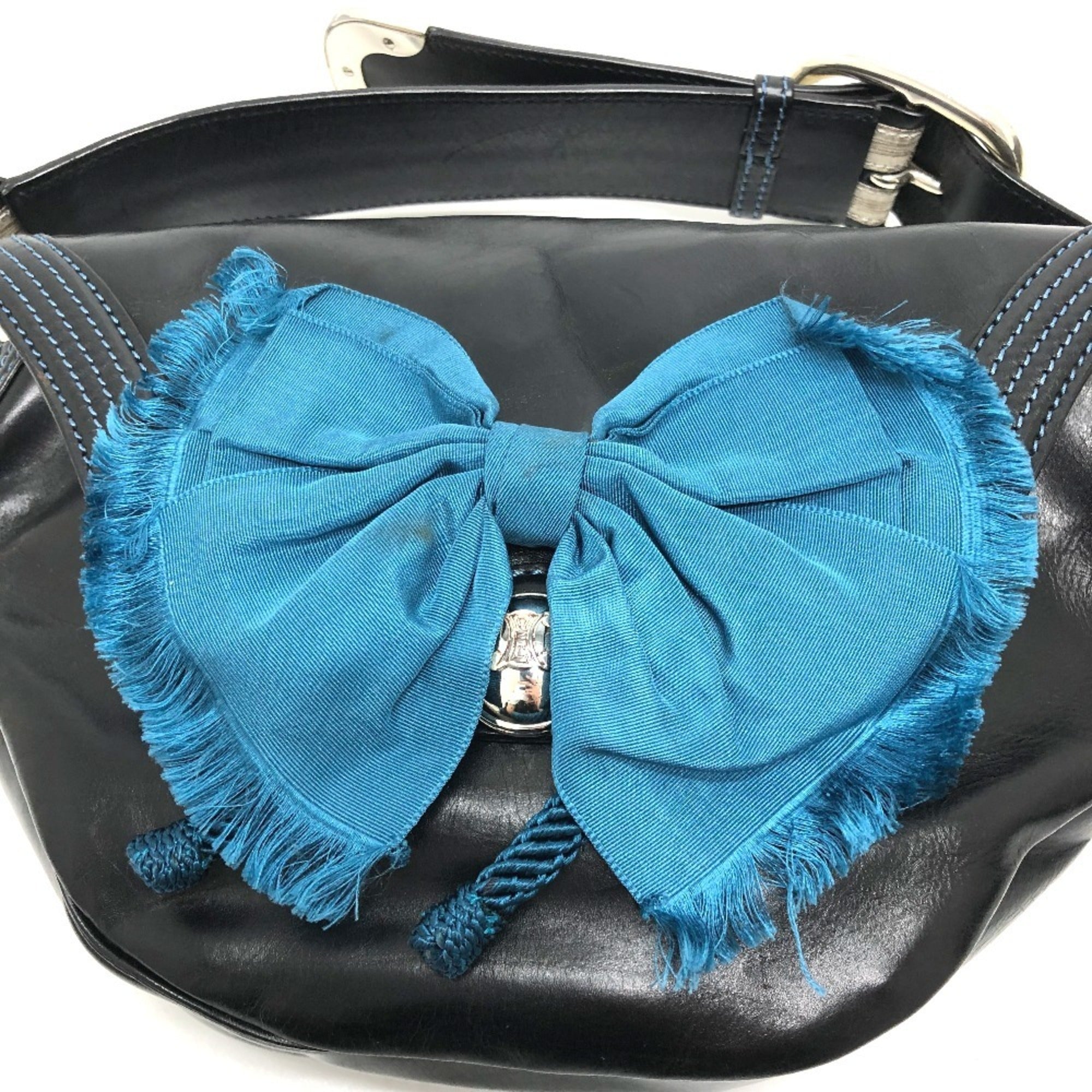 Celine Black Leather Shoulder Bag (Pre-Owned)