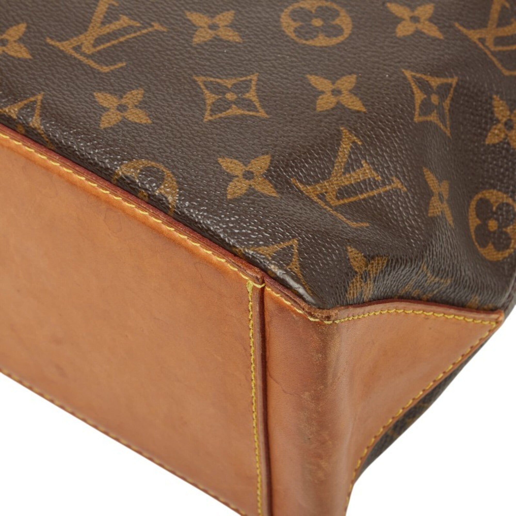 Louis Vuitton Brown Pvc Leather Shoulder Bag Tote Bag (Pre-Owned)