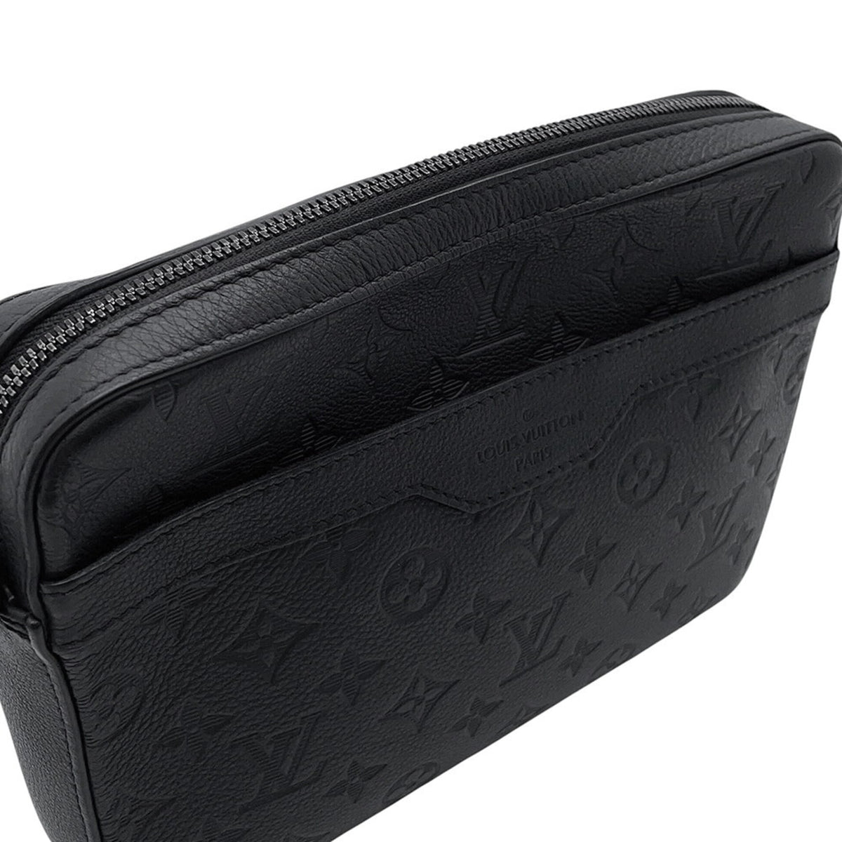 Louis Vuitton Monogram Shadow Black Noir Monogram Shadow Handbag Shoulder Bag (Pre-Owned)