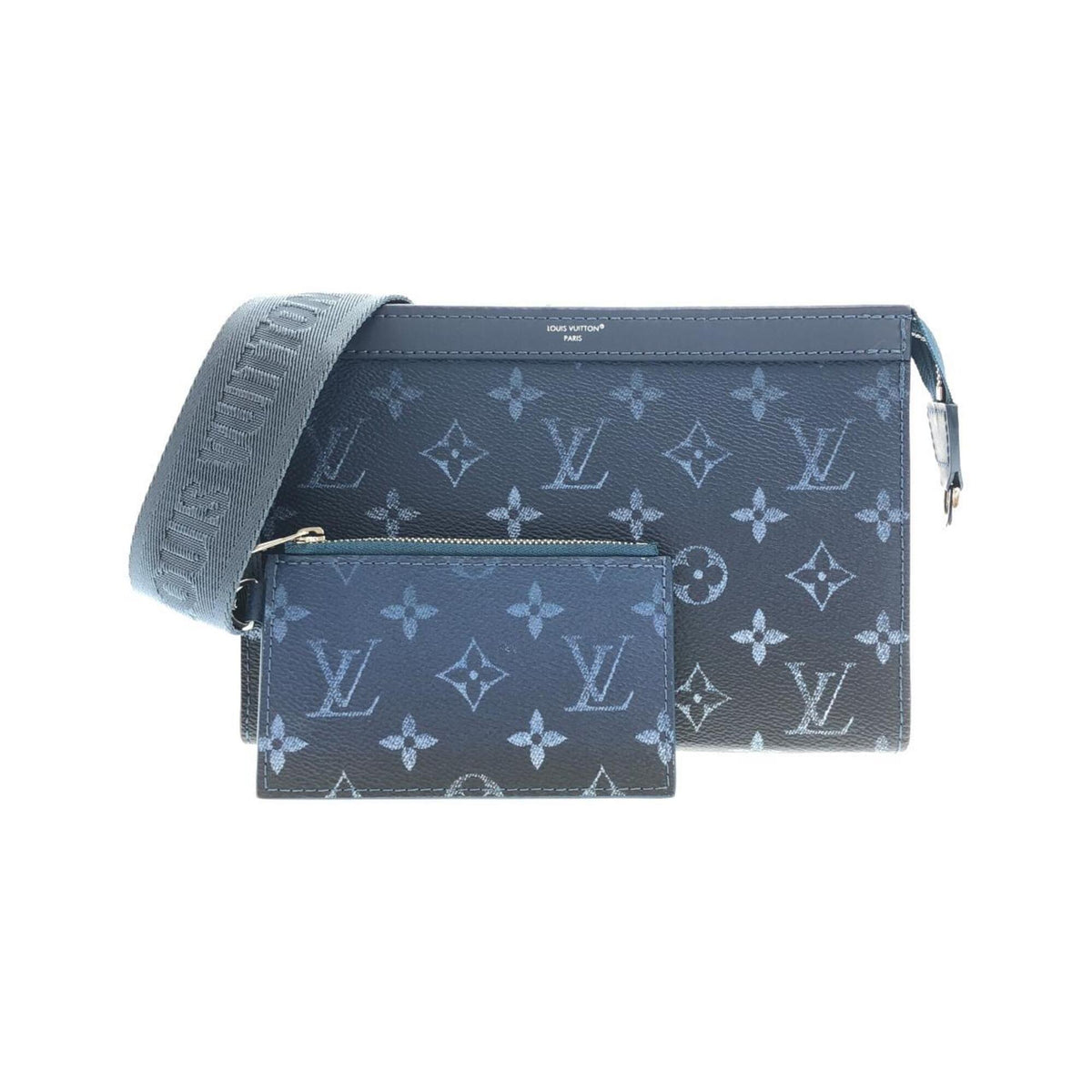 Louis Vuitton Monogram Blue Marine Monogram Shoulder Bag (Pre-Owned)